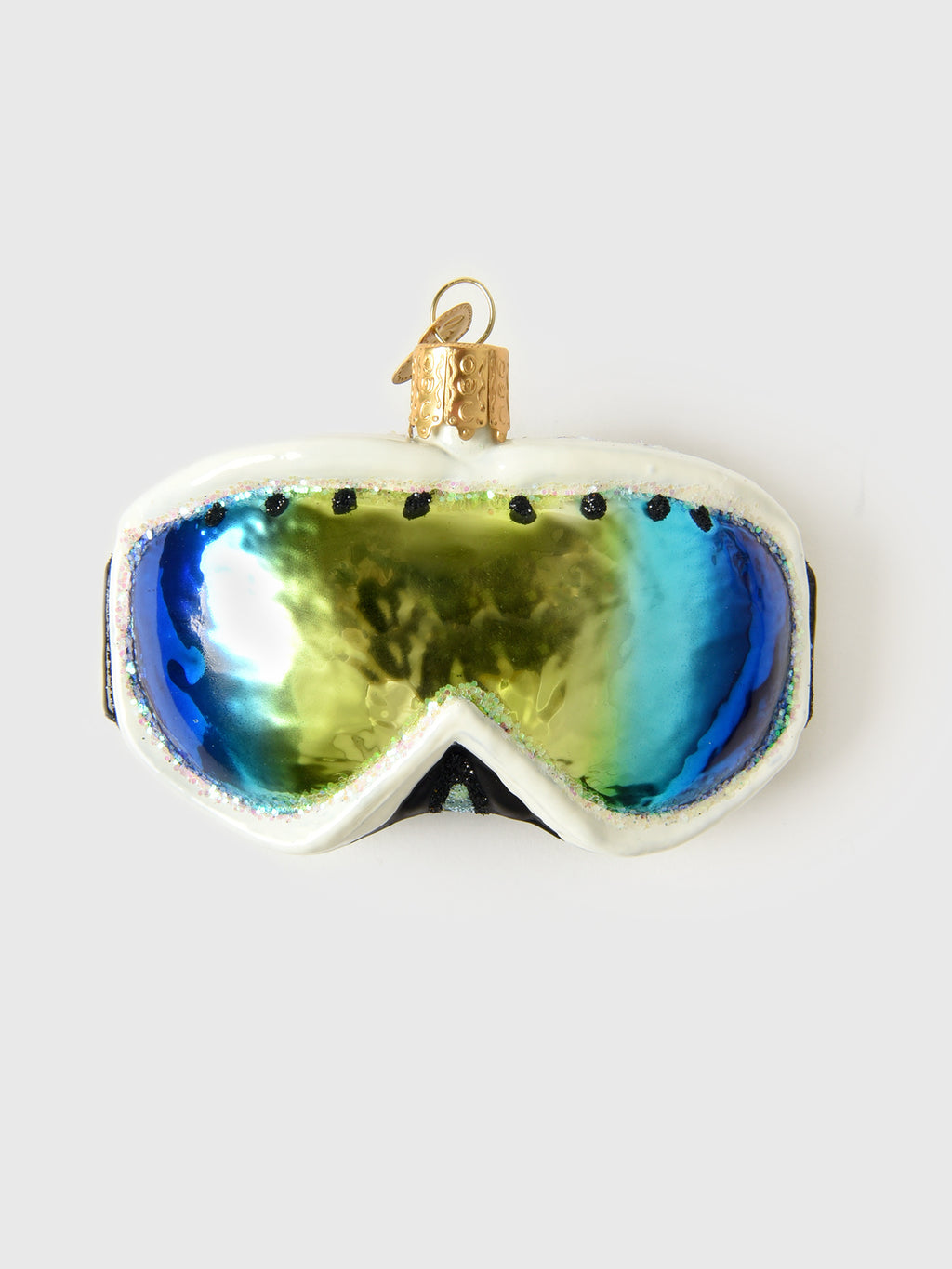 Old World Christmas Ski Goggles Ornament - Saint Bernard