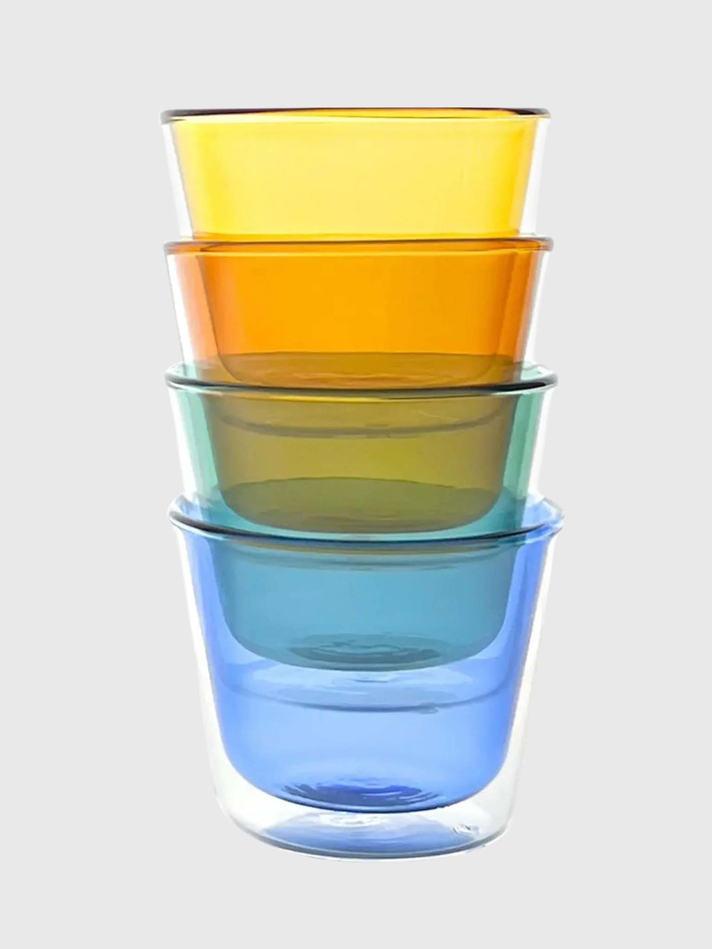 Cloudnola Rocks Double Wall Glasses Set - Saint Bernard