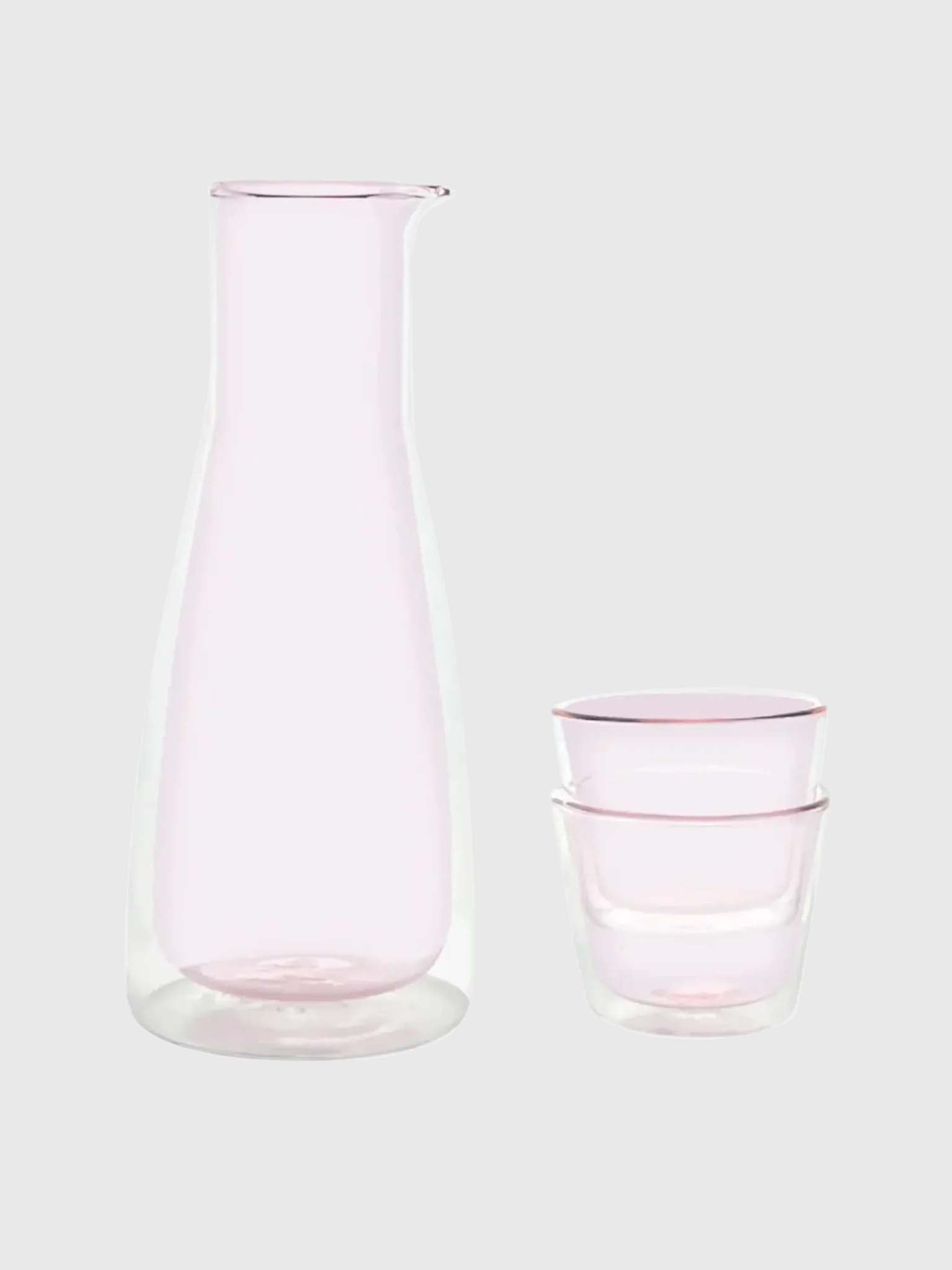 Cloudnola Rocks Double Wall Carafe + Glasses Set - Saint Bernard