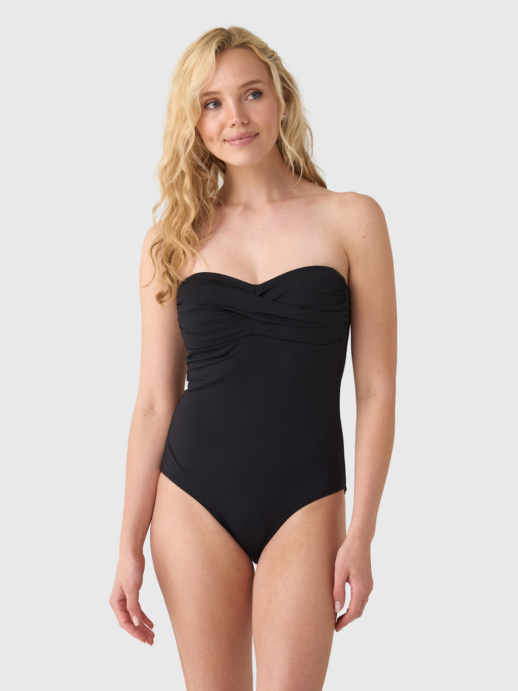 Sea Level Women's Essentials Edit Twist Bandeau One-Piece Swimsuit - Saint Bernard