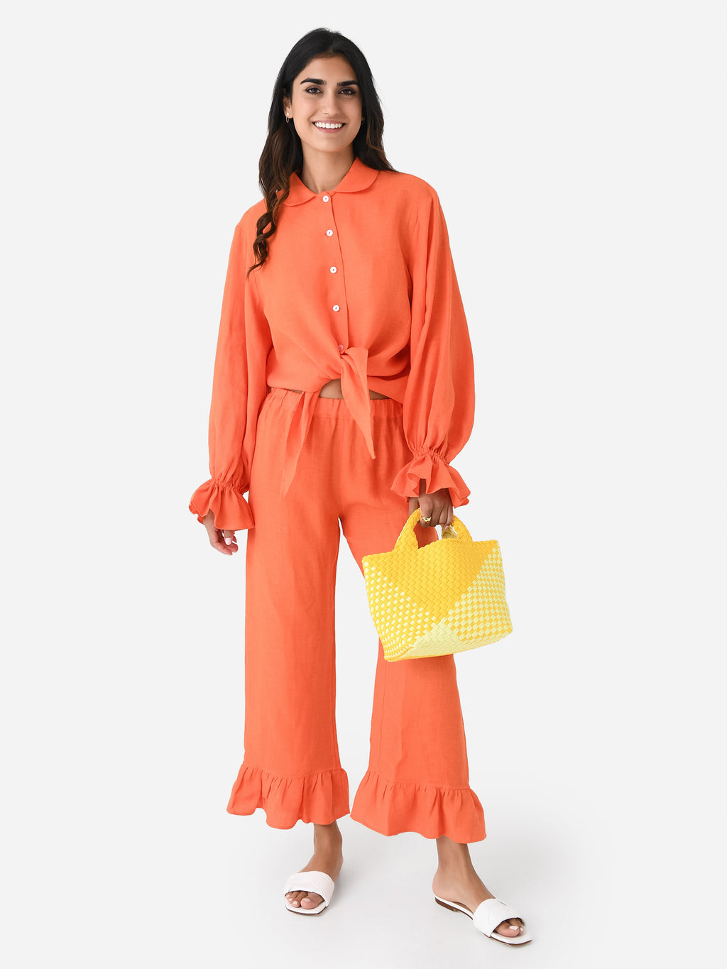 Sleeper Women's Rumba Linen Lounge Set - Saint Bernard
