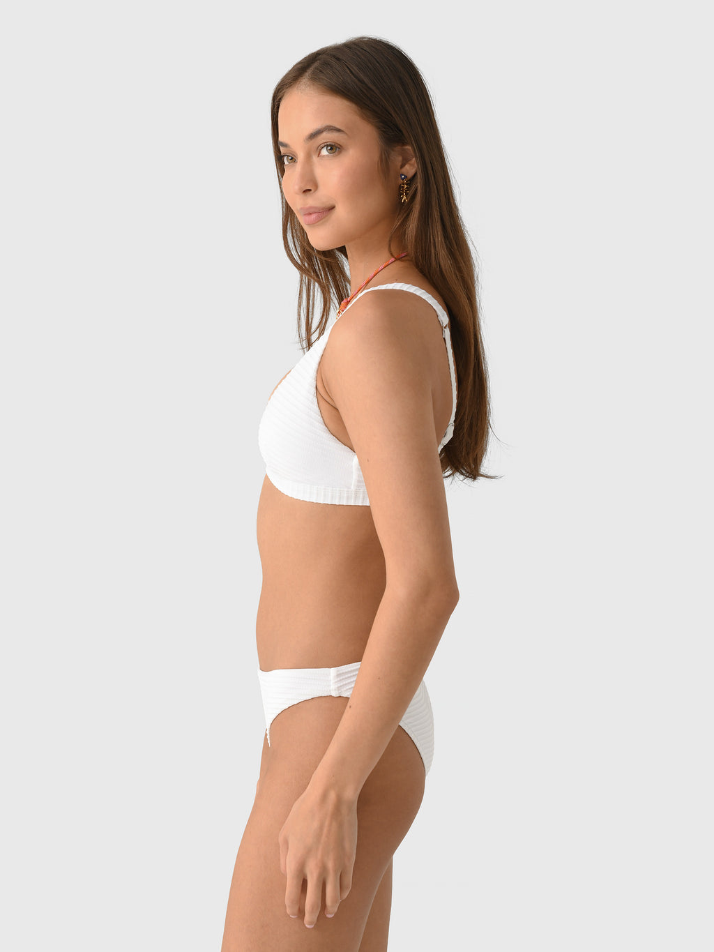 Sea Level Women's Spinnaker Longline Bralette Bikini Top - Saint Bernard