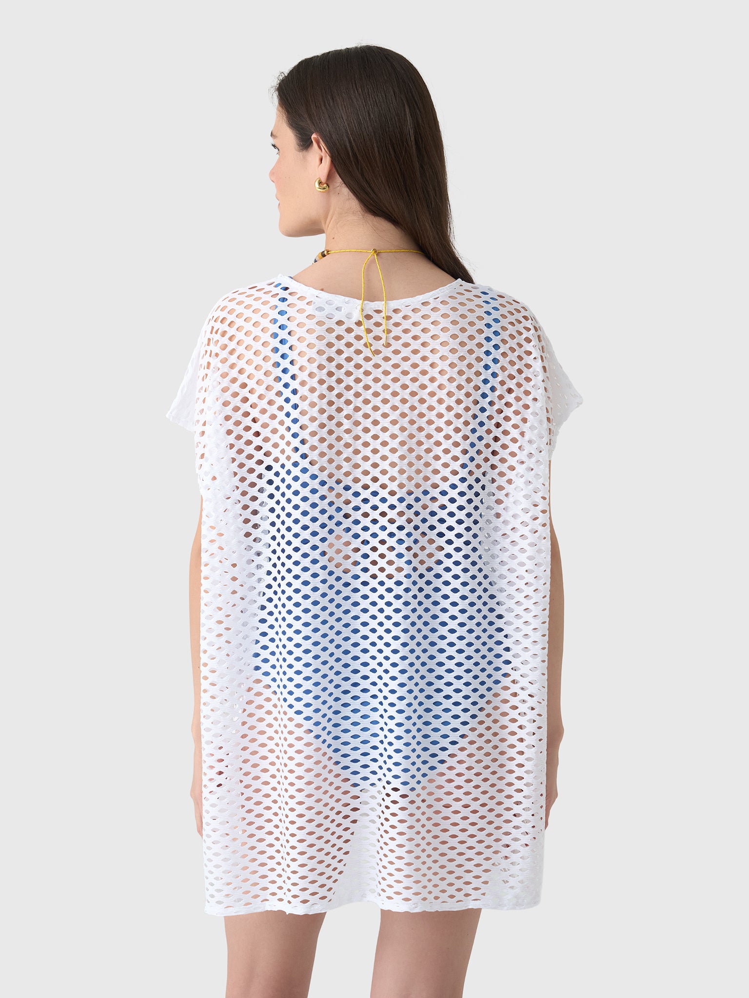 Sea Level Women's Castaway Mesh Kaftan - Saint Bernard