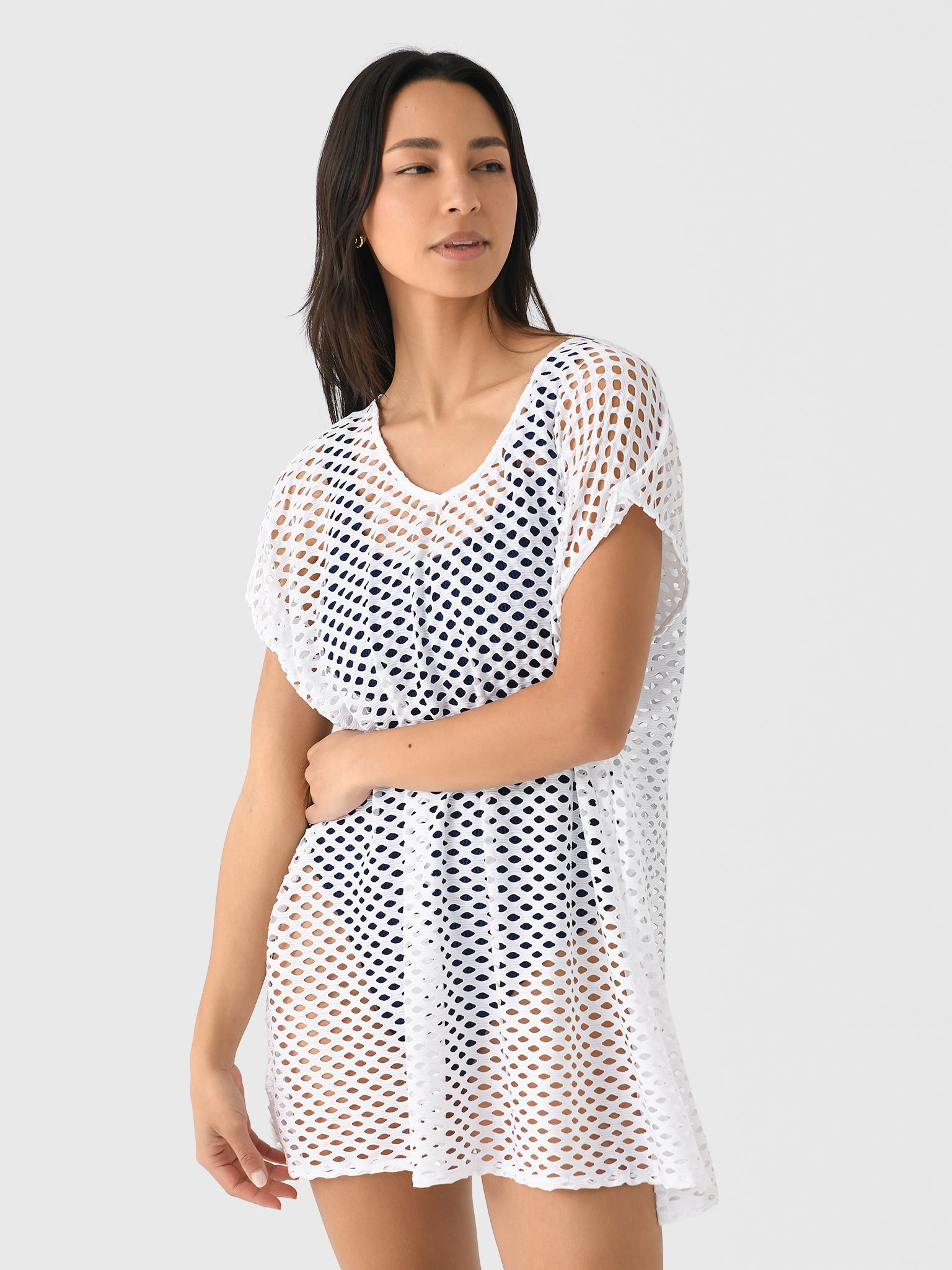 Sea Level Women's Castaway Mesh Kaftan - Saint Bernard