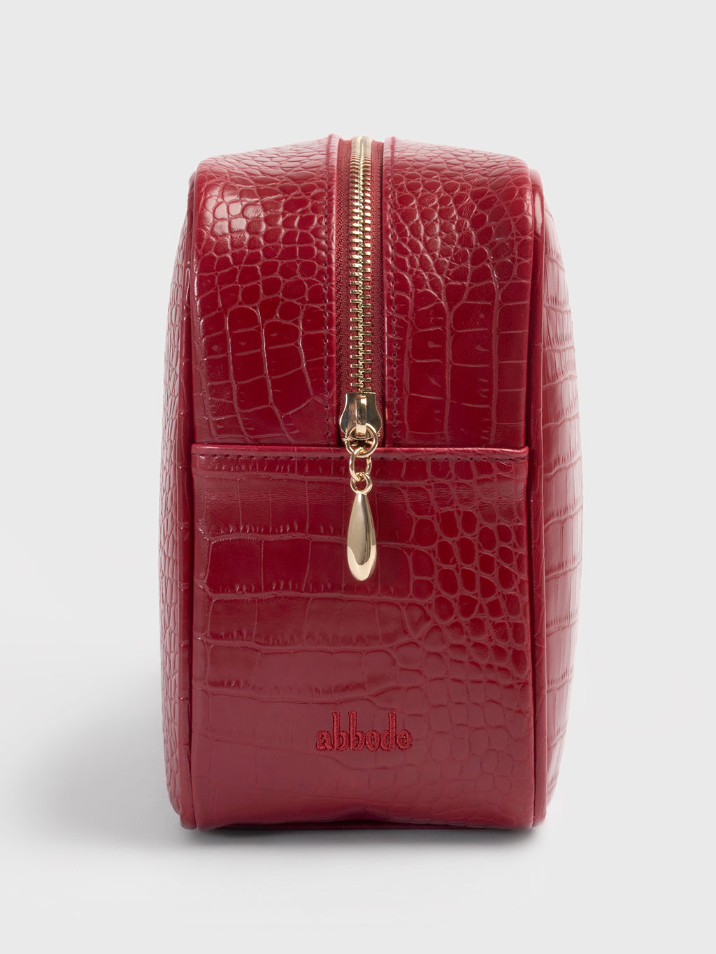 SMALL CROC POUCH BON VOYAGE xRED-alt1