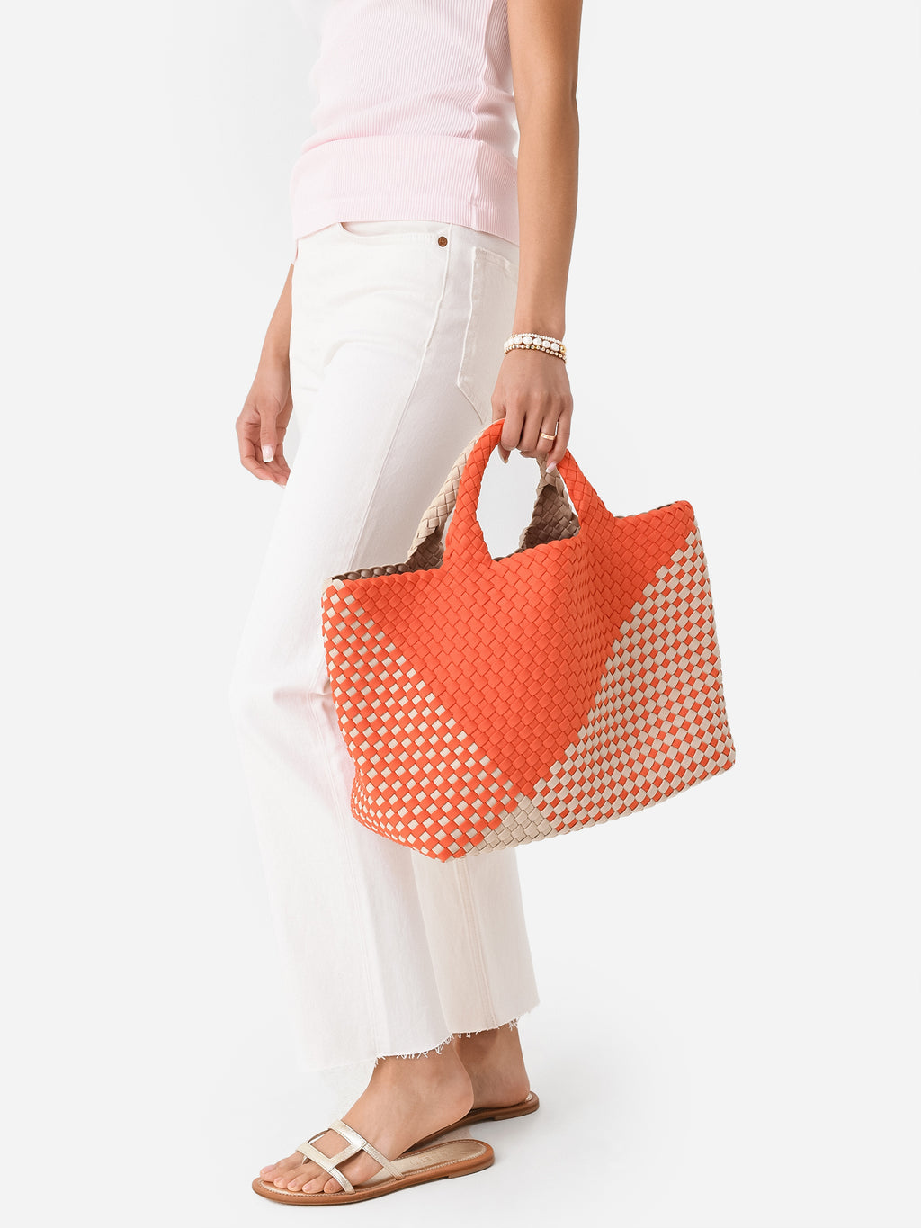 Naghedi St. Barths Medium Graphic Geo Tote - Saint Bernard