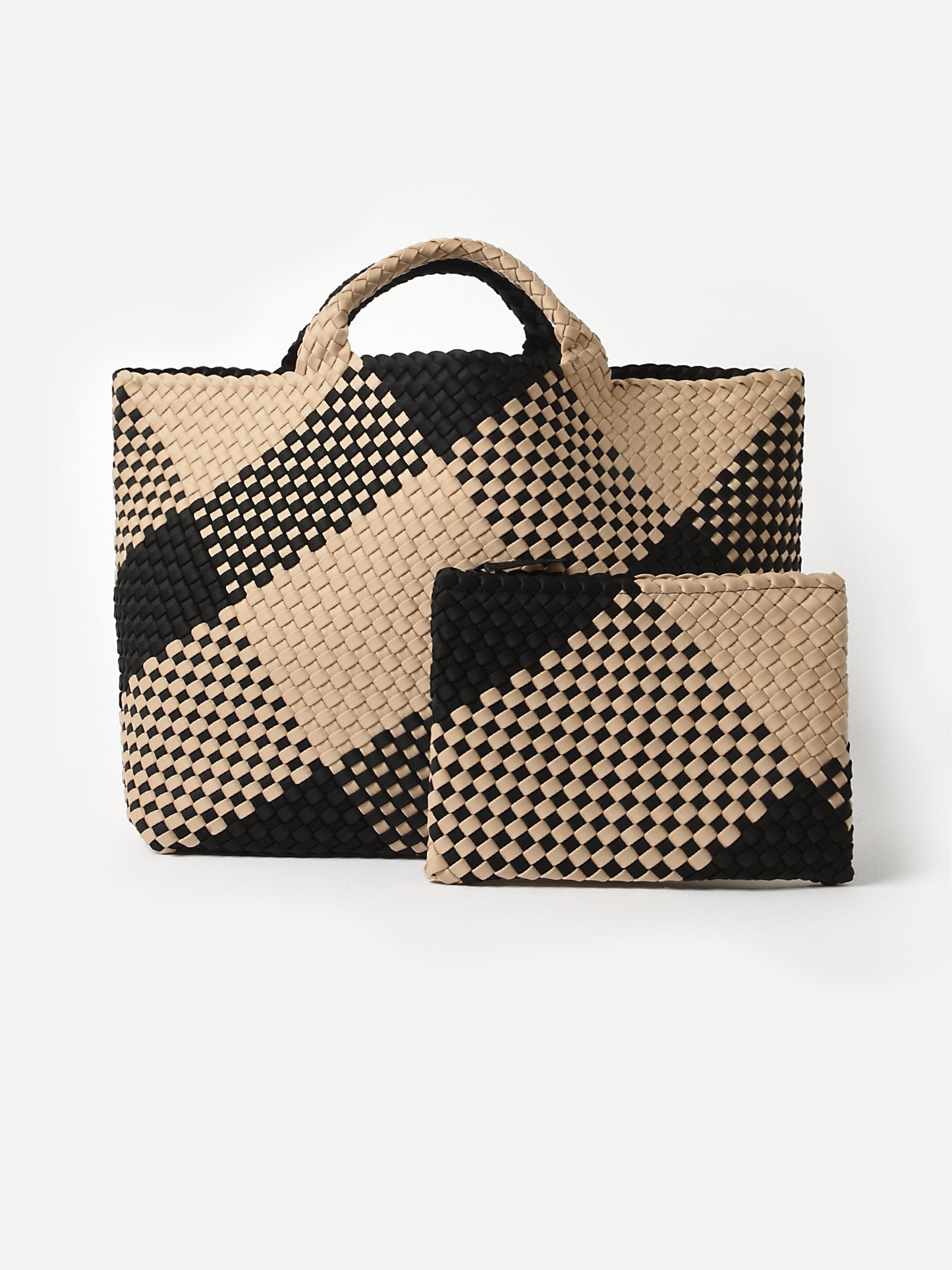 Naghedi St. Barths Large Plaid Tote - Saint Bernard