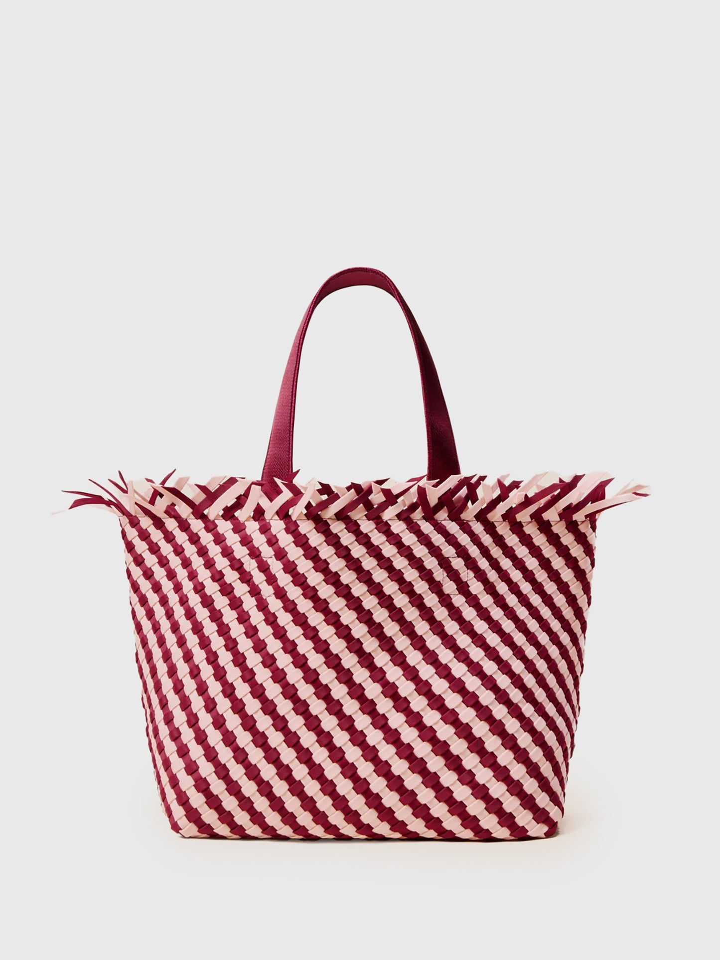 Naghedi Havana Medium Striped Tote - Saint Bernard