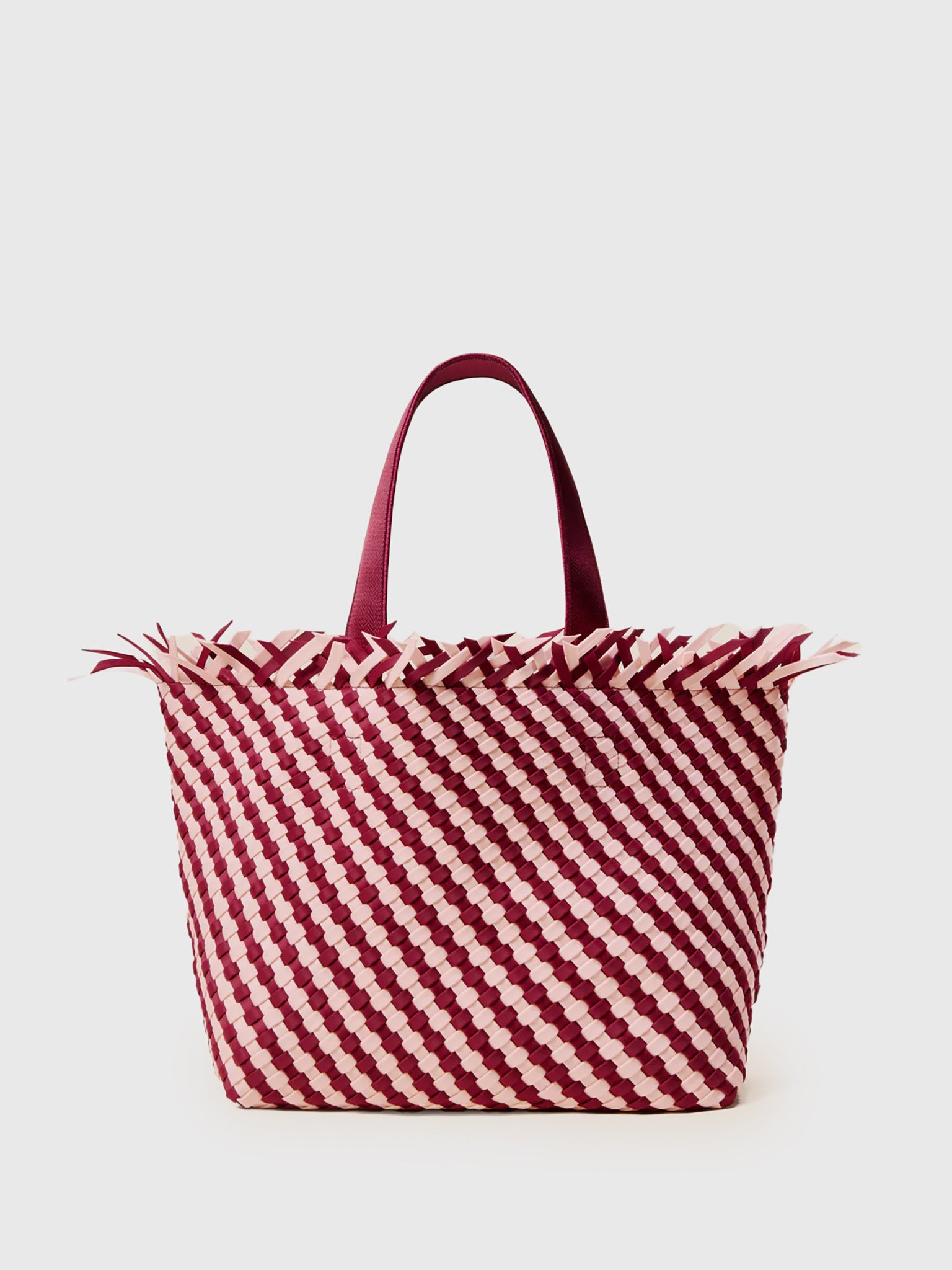 Naghedi Havana Medium Striped Tote - Saint Bernard