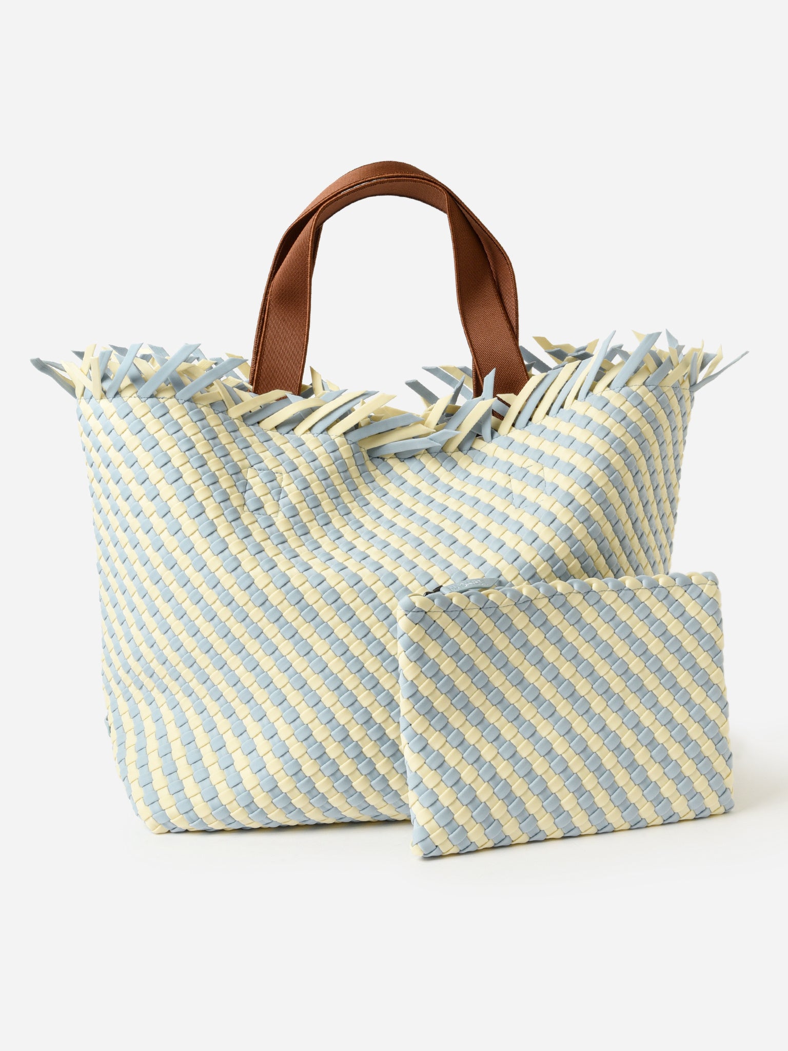 Naghedi Havana Large Striped Tote - Saint Bernard