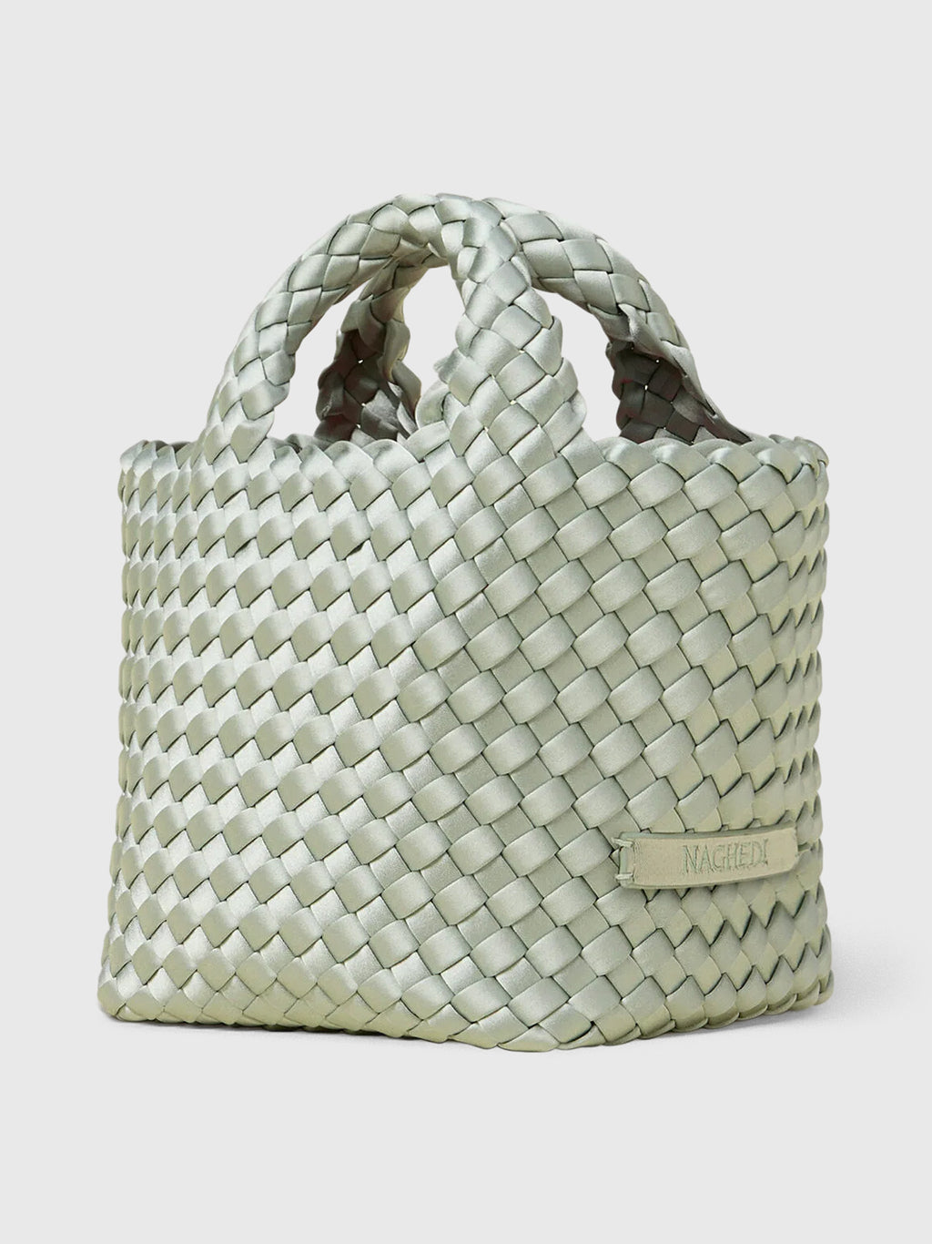Naghedi St. Barths Petit Satin Tote - Saint Bernard