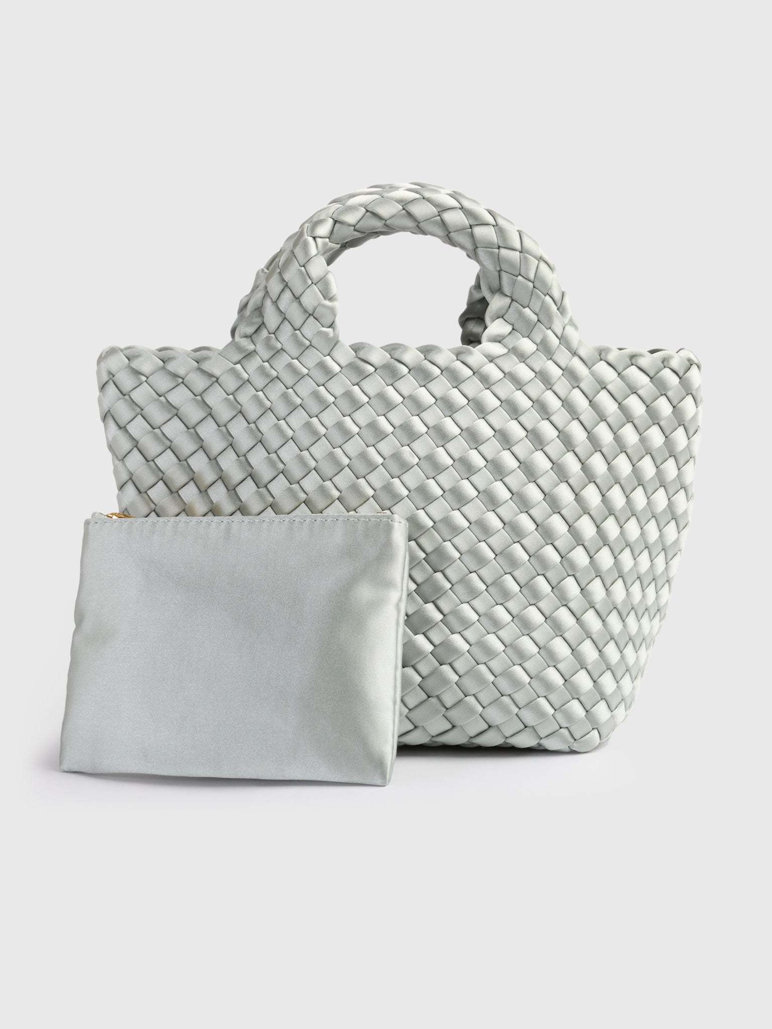 Naghedi St. Barths Petit Satin Tote - Saint Bernard