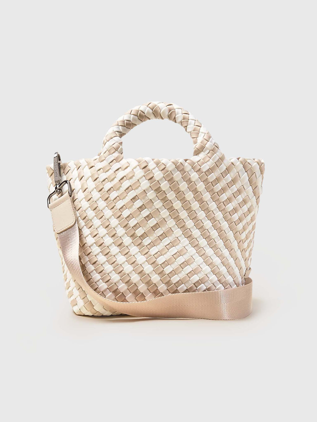Naghedi St. Barths Small Graphic Stripe Tote - Saint Bernard