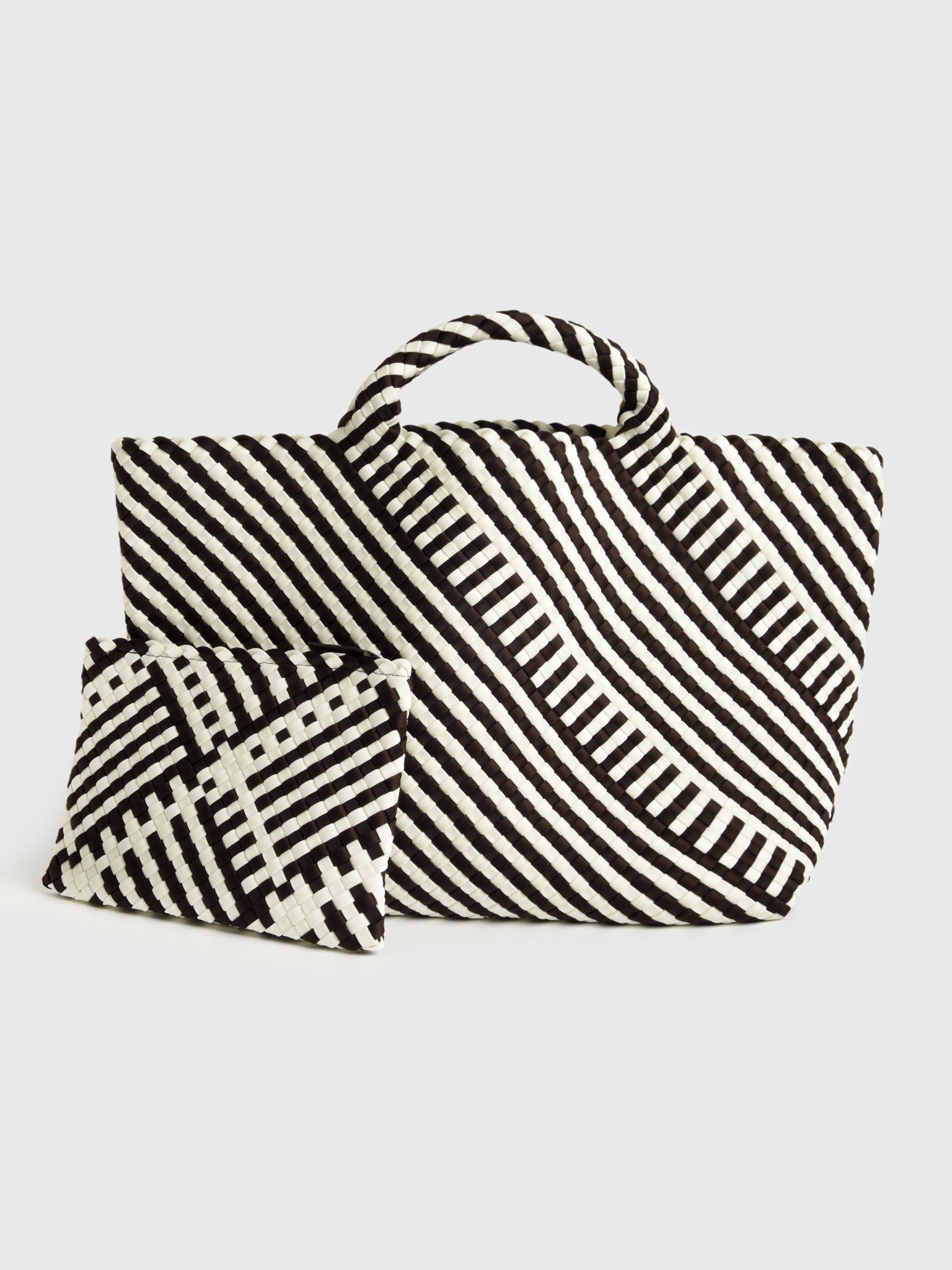 Naghedi St. Barths Large Graphic Stripe Tote - Saint Bernard
