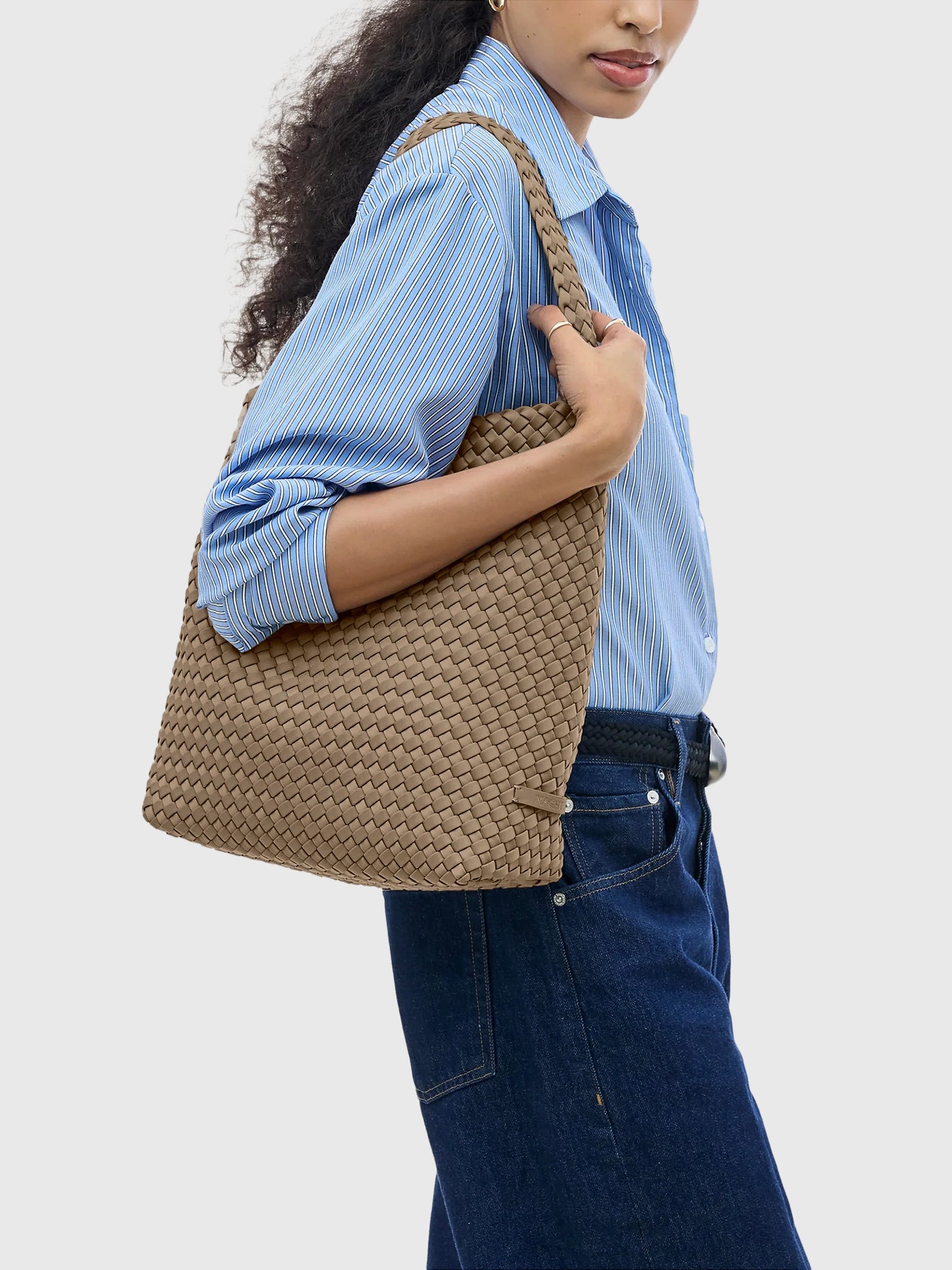 Naghedi Nomad Medium Hobo Bag – Saint Bernard