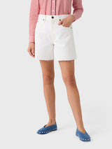 SLVRLAKE Women's Sienna Cut Off Short - Saint Bernard