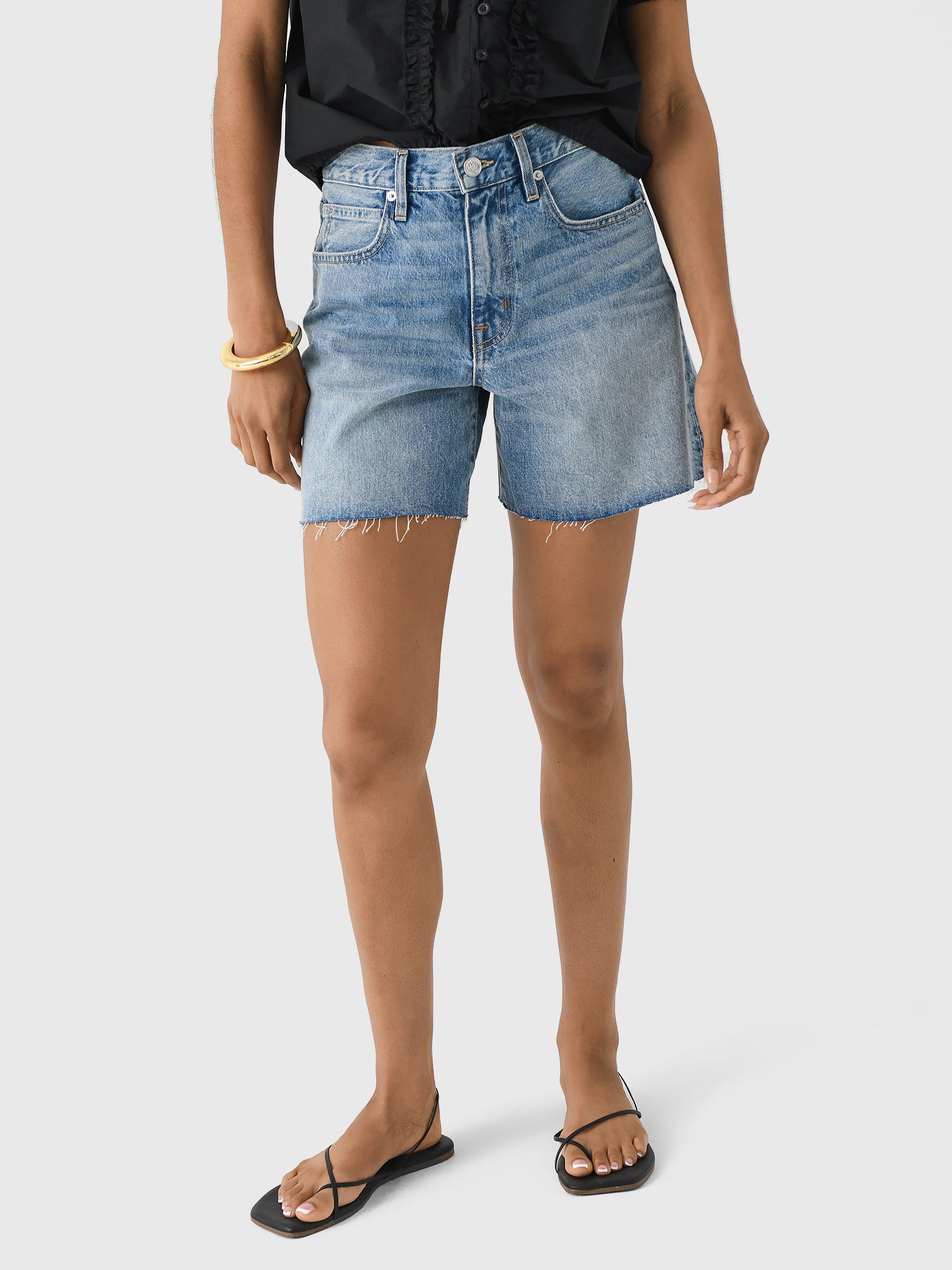 SLVRLAKE Women's Sienna Cut Off Short - Saint Bernard