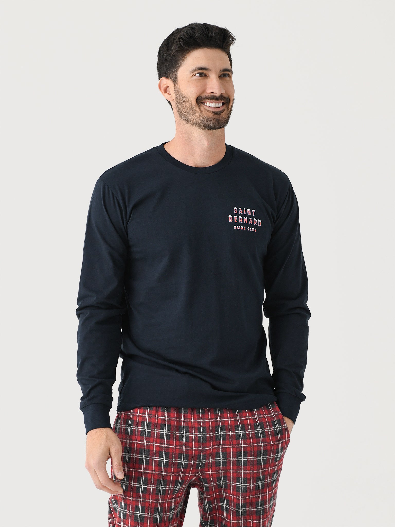 Saint Bernard Men's Snow Club Long Sleeve Tee - Saint Bernard