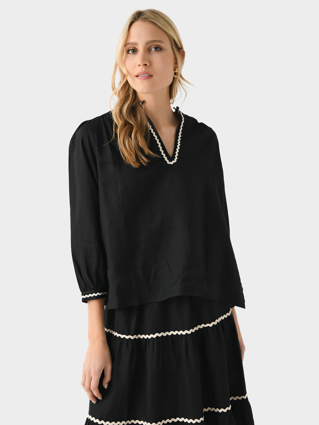 Trovata Women's Bailey Blouse - Saint Bernard