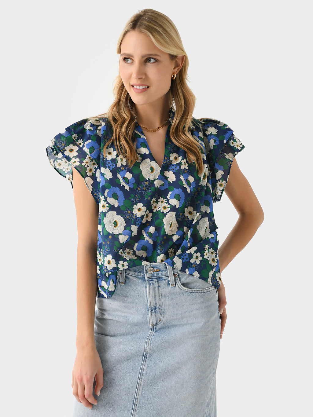 Trovata Women's Clover Blouse - Saint Bernard