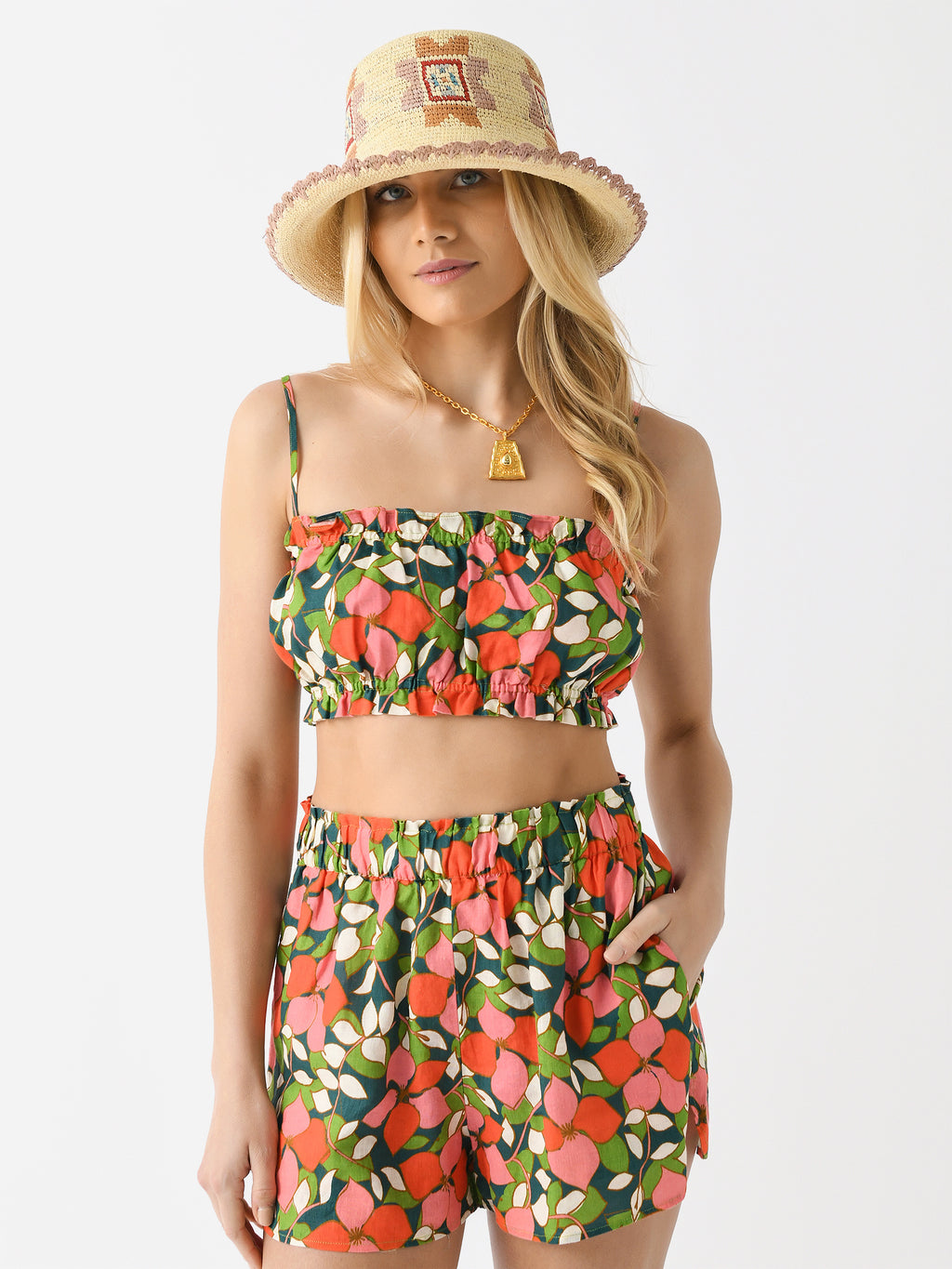 Trovata Women's Brigette Bandeau Top - Saint Bernard