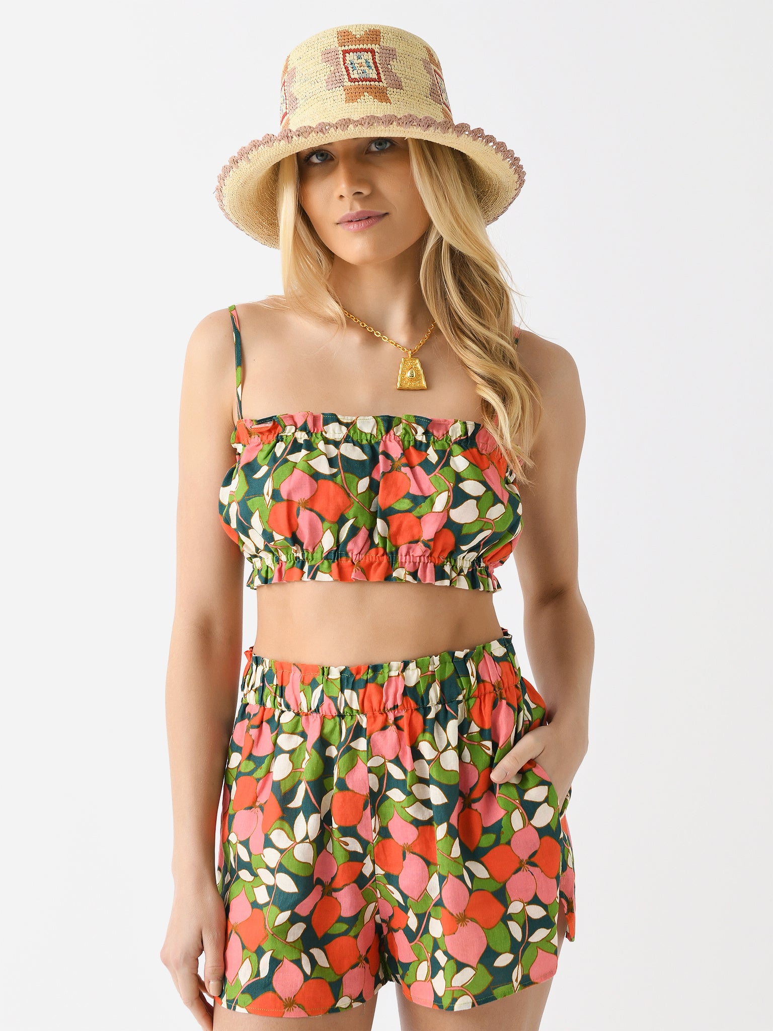Trovata Women's Brigette Bandeau Top - Saint Bernard