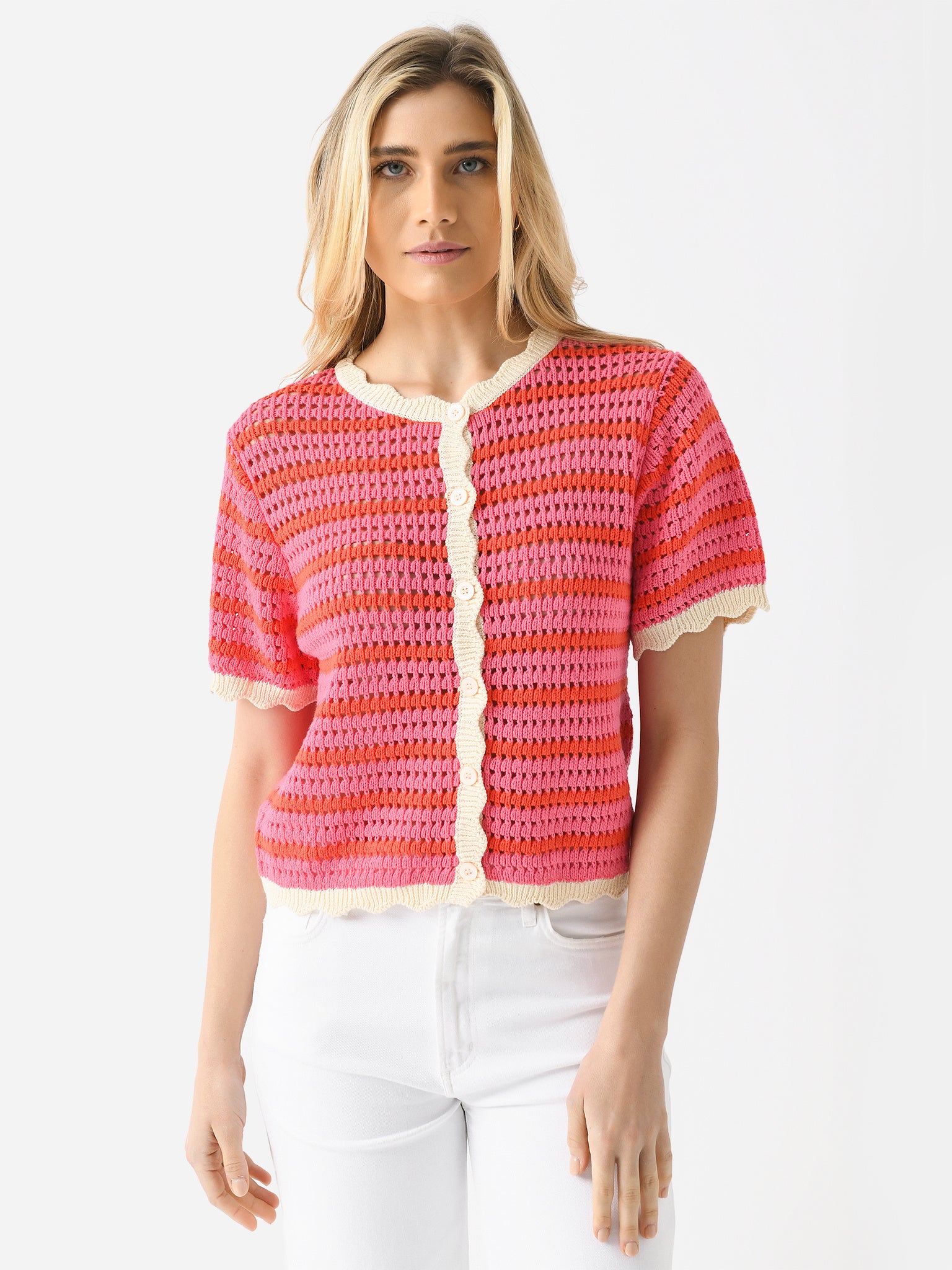 Trovata Women's Lou Knit Cardigan - Saint Bernard