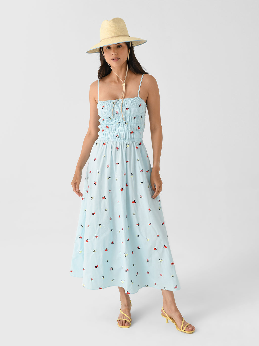 Solid + Striped Women's Delta Embroidered Dress - Saint Bernard