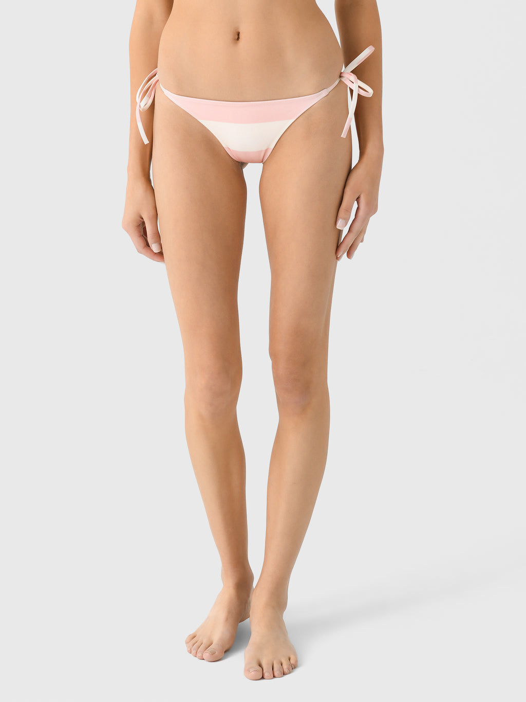Solid + Striped Women's Iris Reversible Bikini Bottom - Saint Bernard
