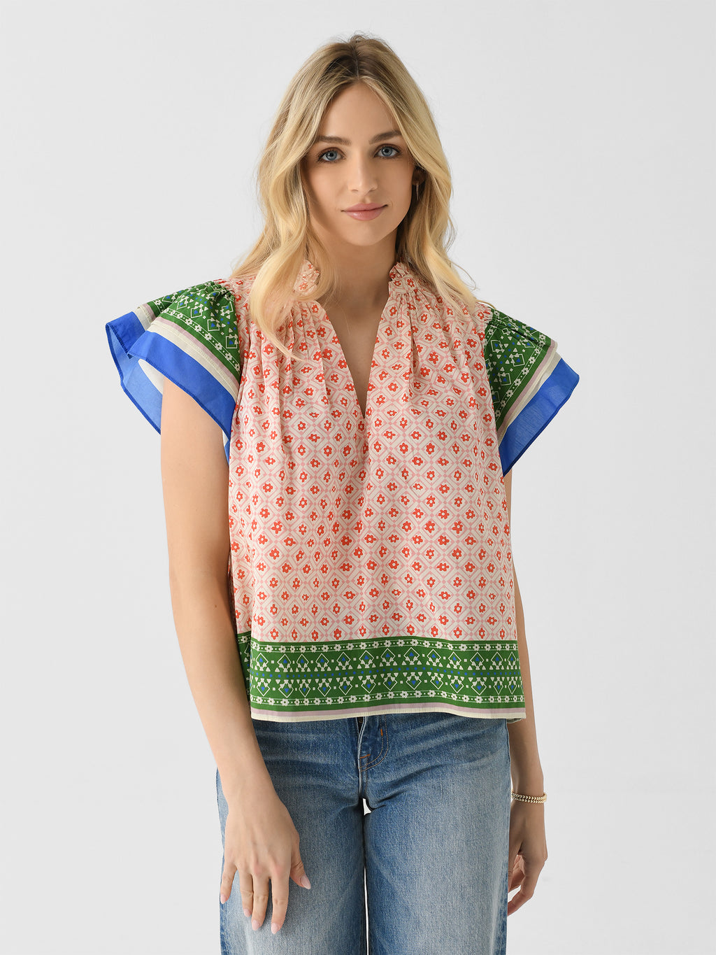 Trovata Women's Clover Blouse - Saint Bernard