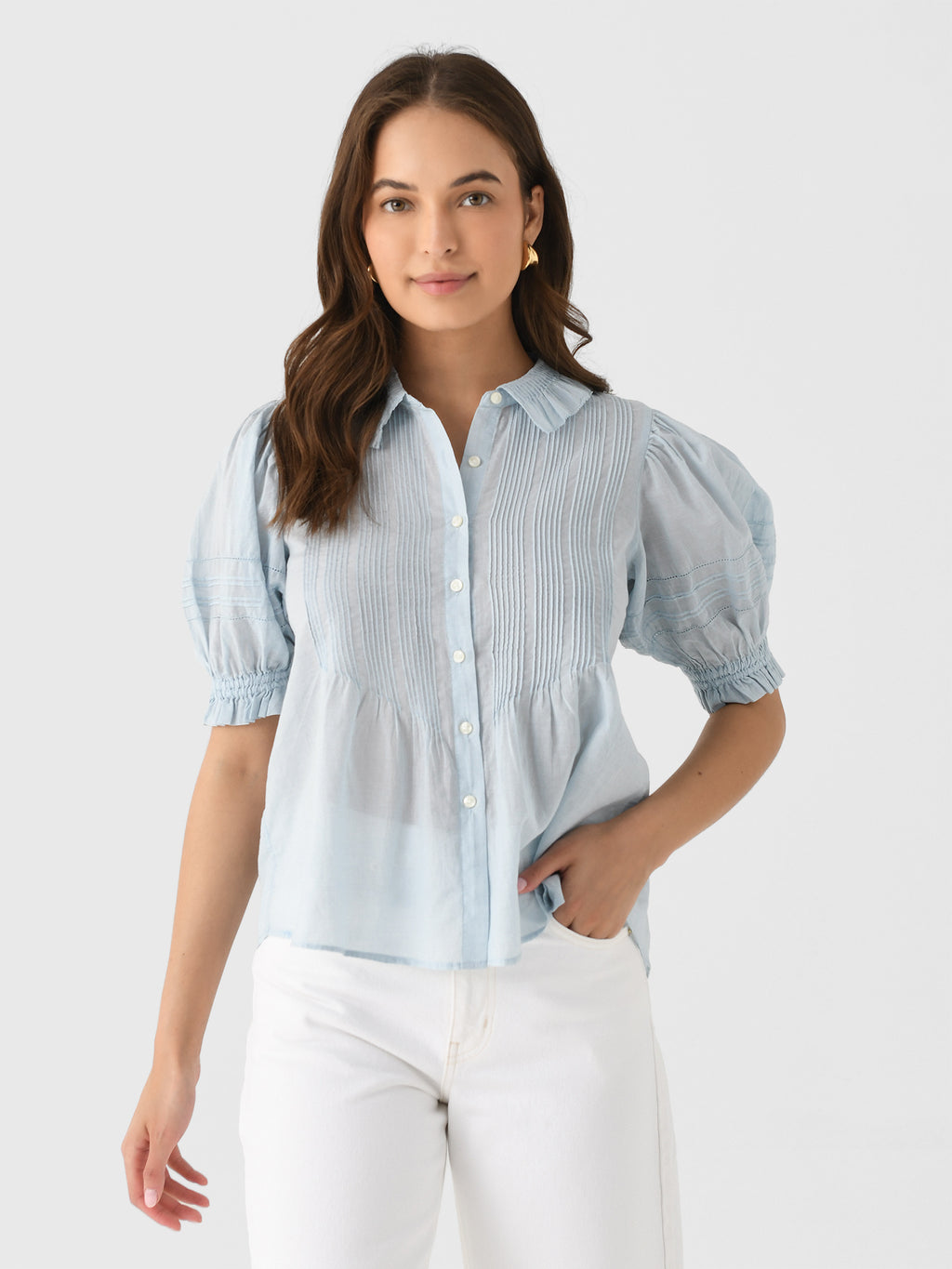 Trovata Women's Jess Blouse - Saint Bernard