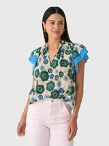 Trovata Women's Clover Blouse - Saint Bernard