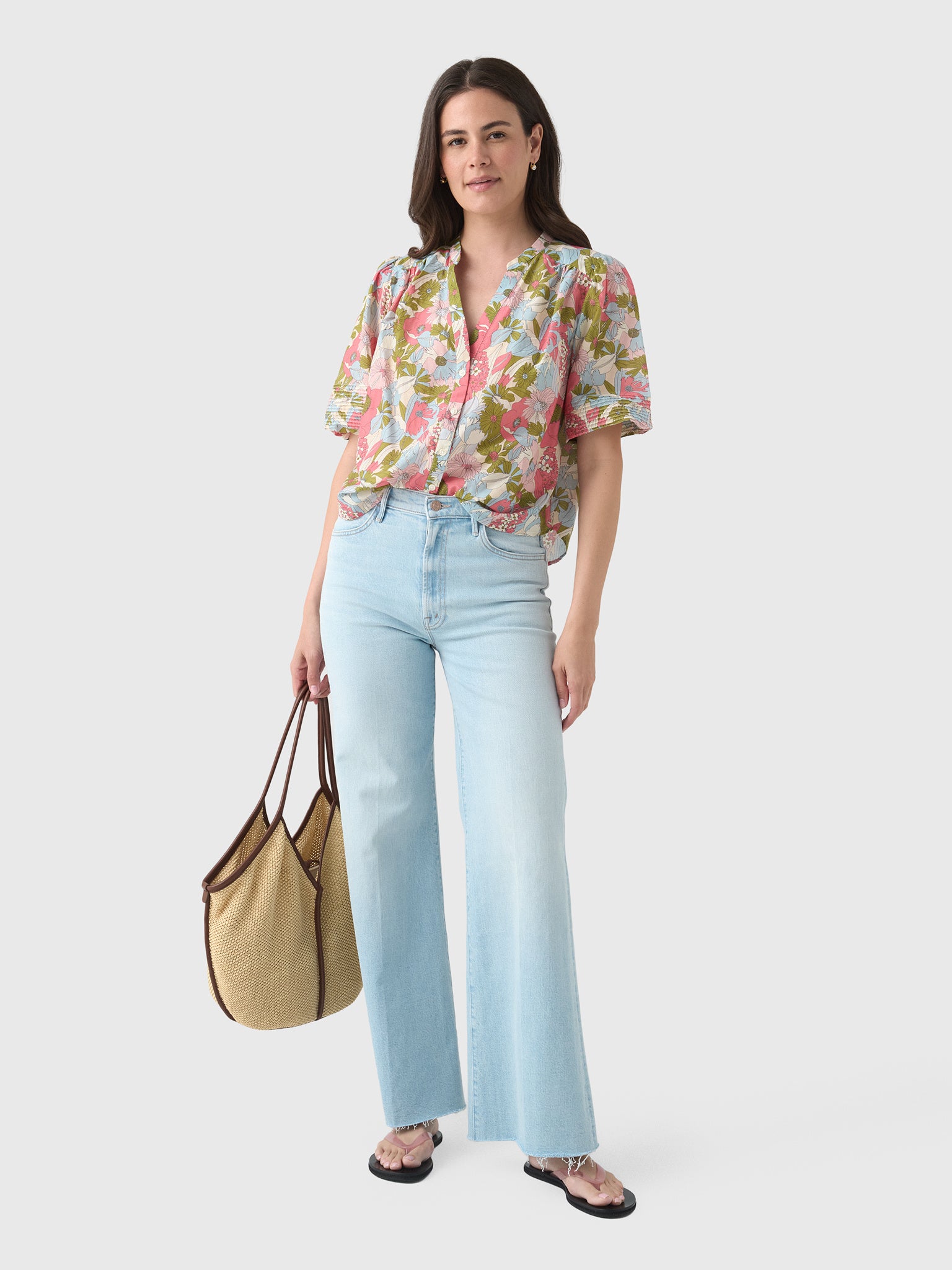 Trovata Women's Loren Blouse - Saint Bernard