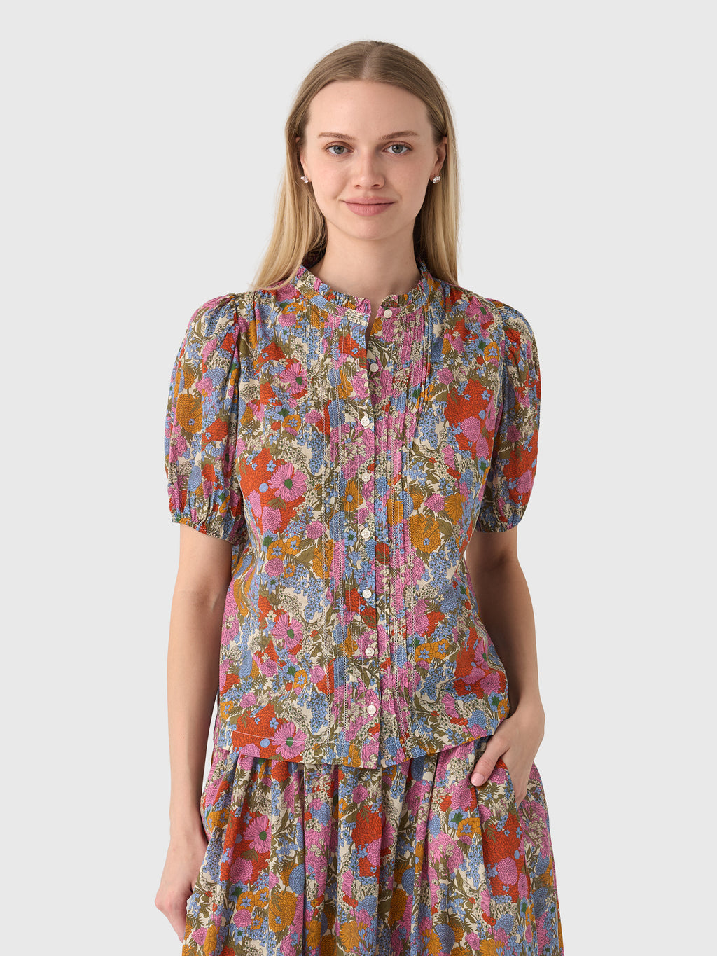 Trovata Women's Mira Blouse - Saint Bernard