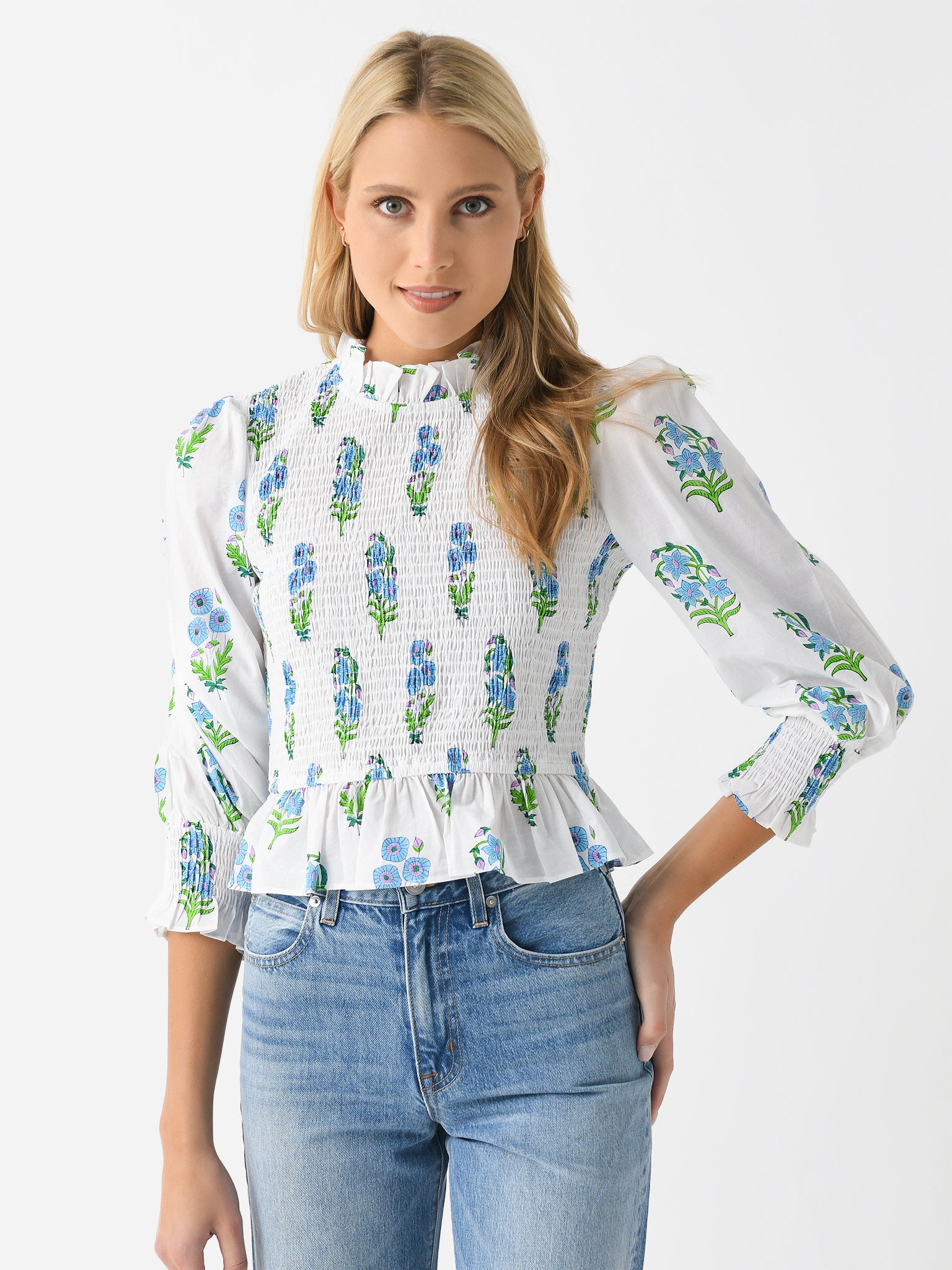 Pink City Prints Women's Isabel Top - Saint Bernard