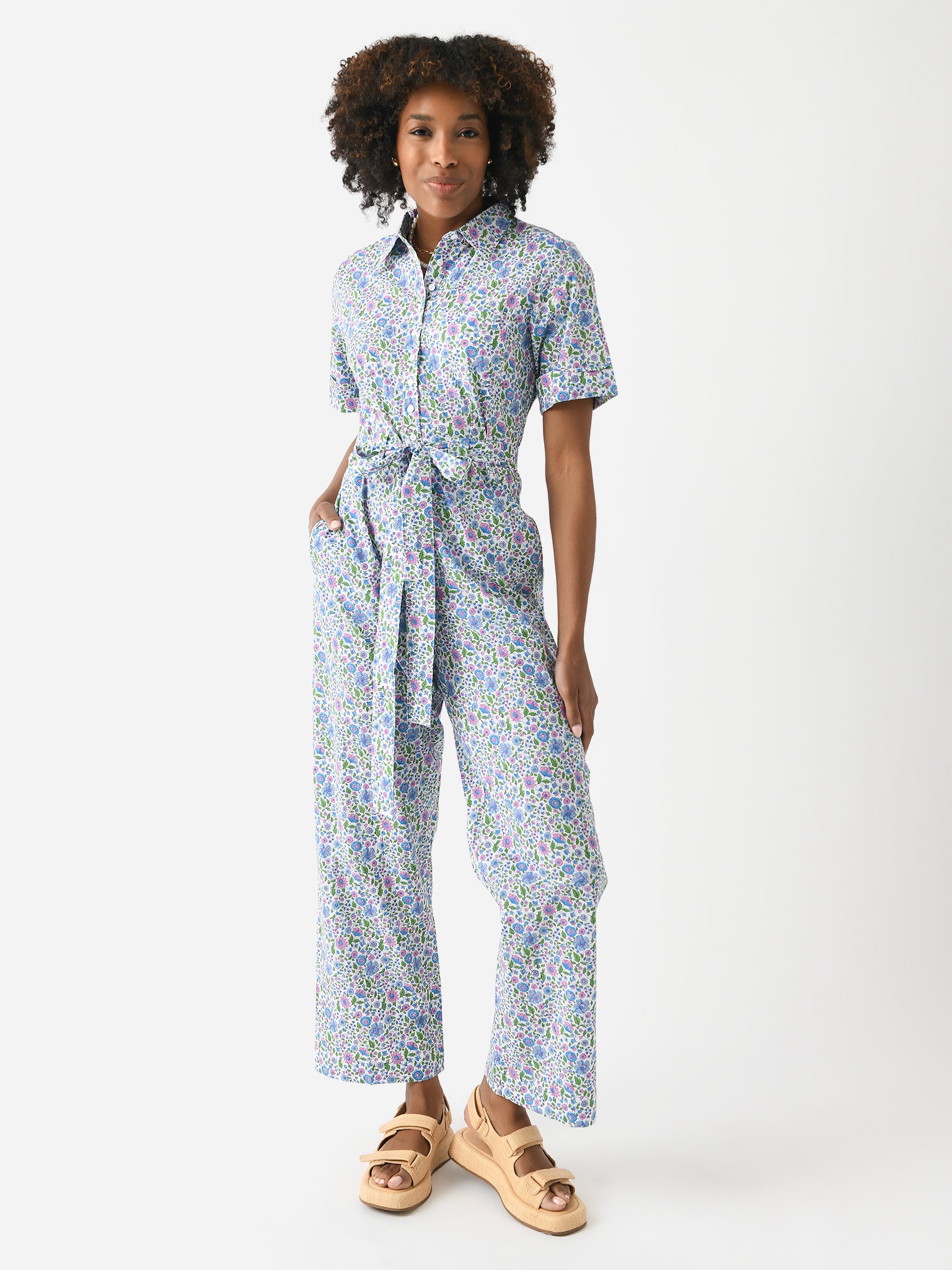 Pink City Prints Women's Flo Jumpsuit - Saint Bernard