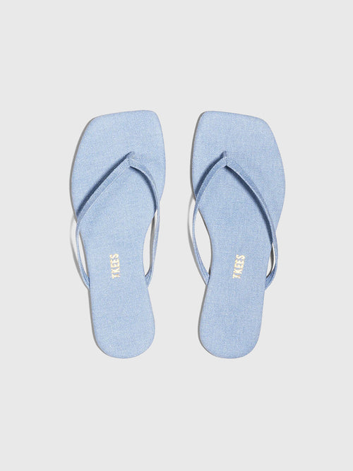 Tkees Women's Square Toe Lily Flip Flop