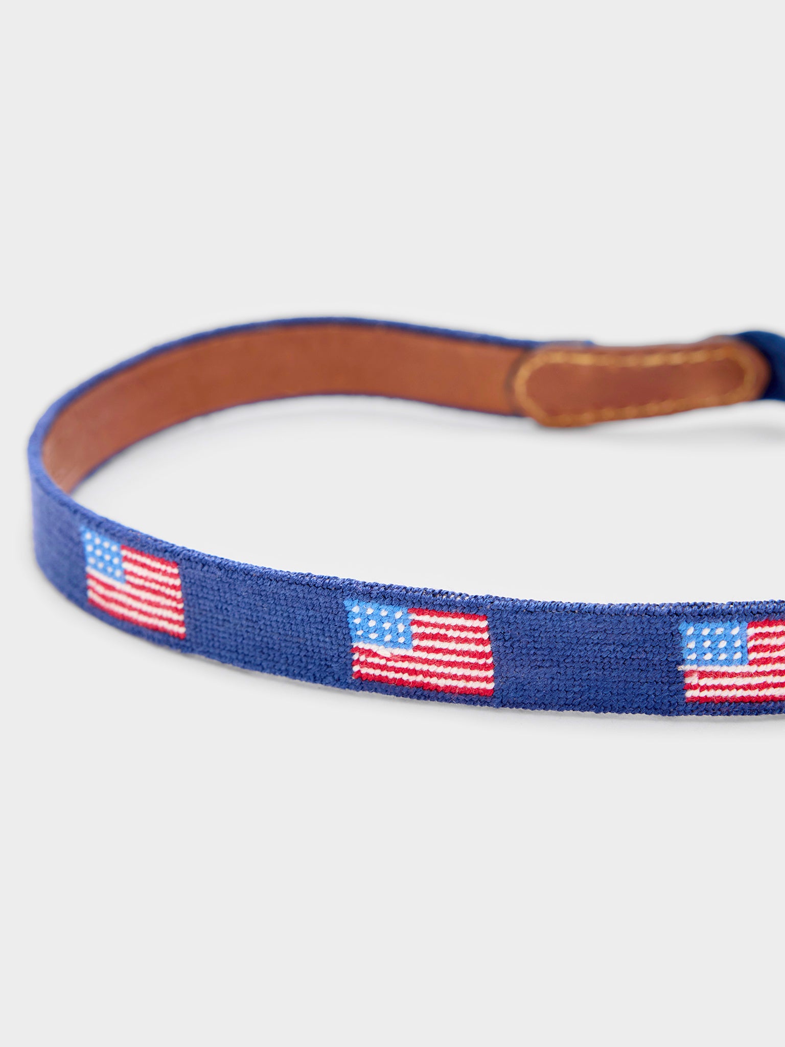 Smathers + Branson American Flag Needlepoint Sunglasses Strap - Saint Bernard