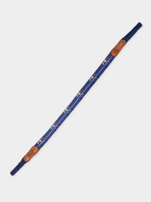 Smathers & Branson Crossed Clubs Needlepoint Sunglasses Strap