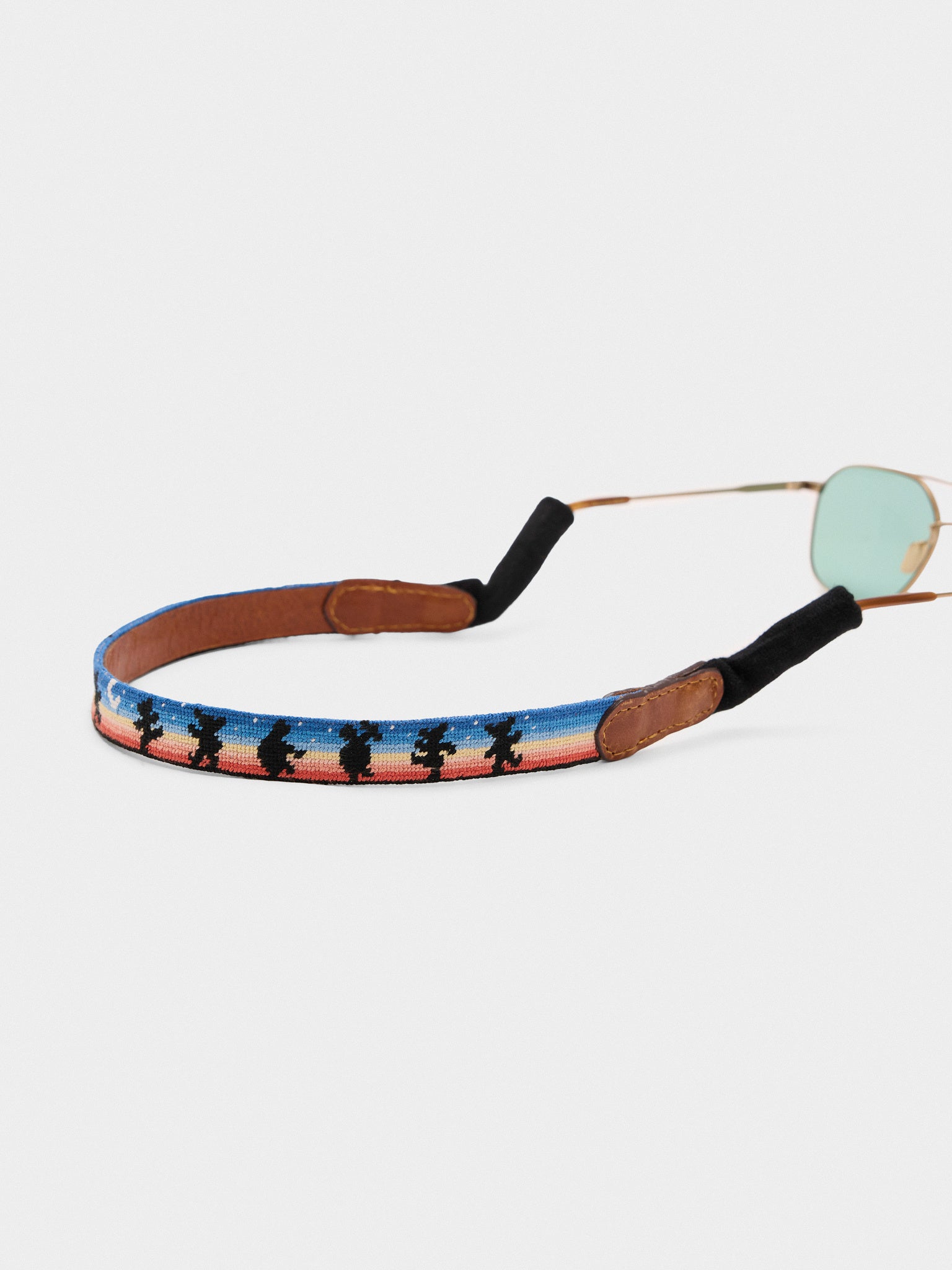 Smathers & Branson Grateful Dead Moondance Needlepoint Sunglasses Strap - Saint Bernard
