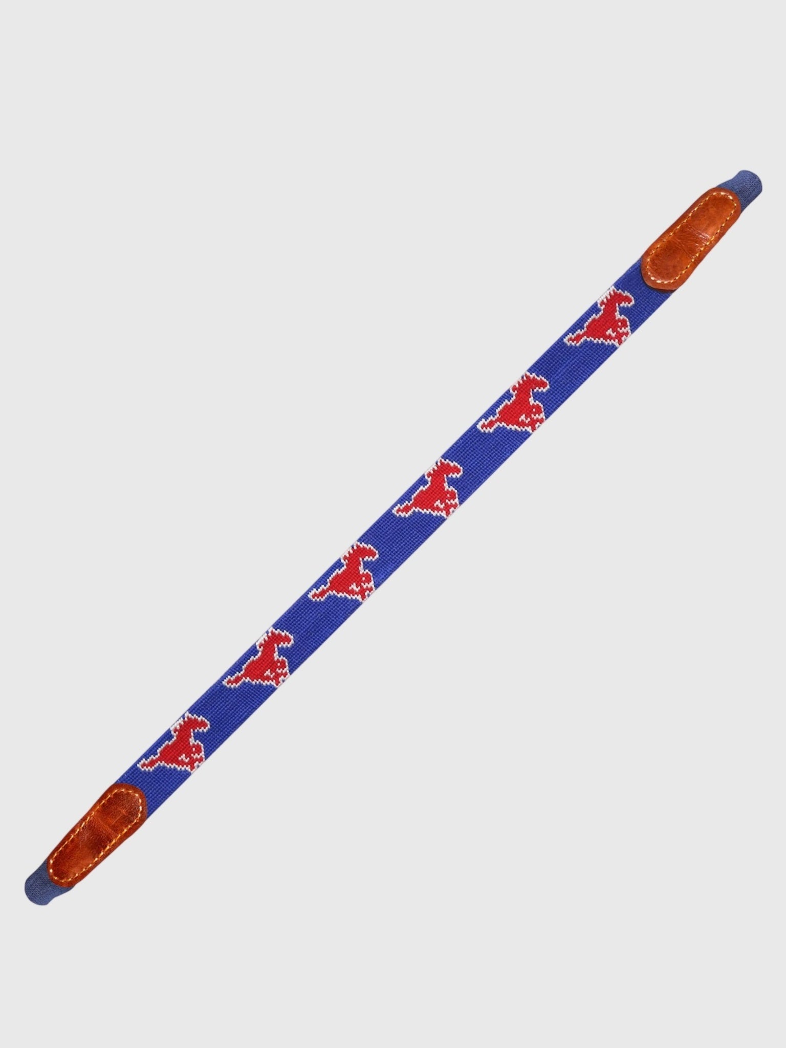Smathers & Branson Southern Methodist University Needlepoint Sunglasses Strap - Saint Bernard