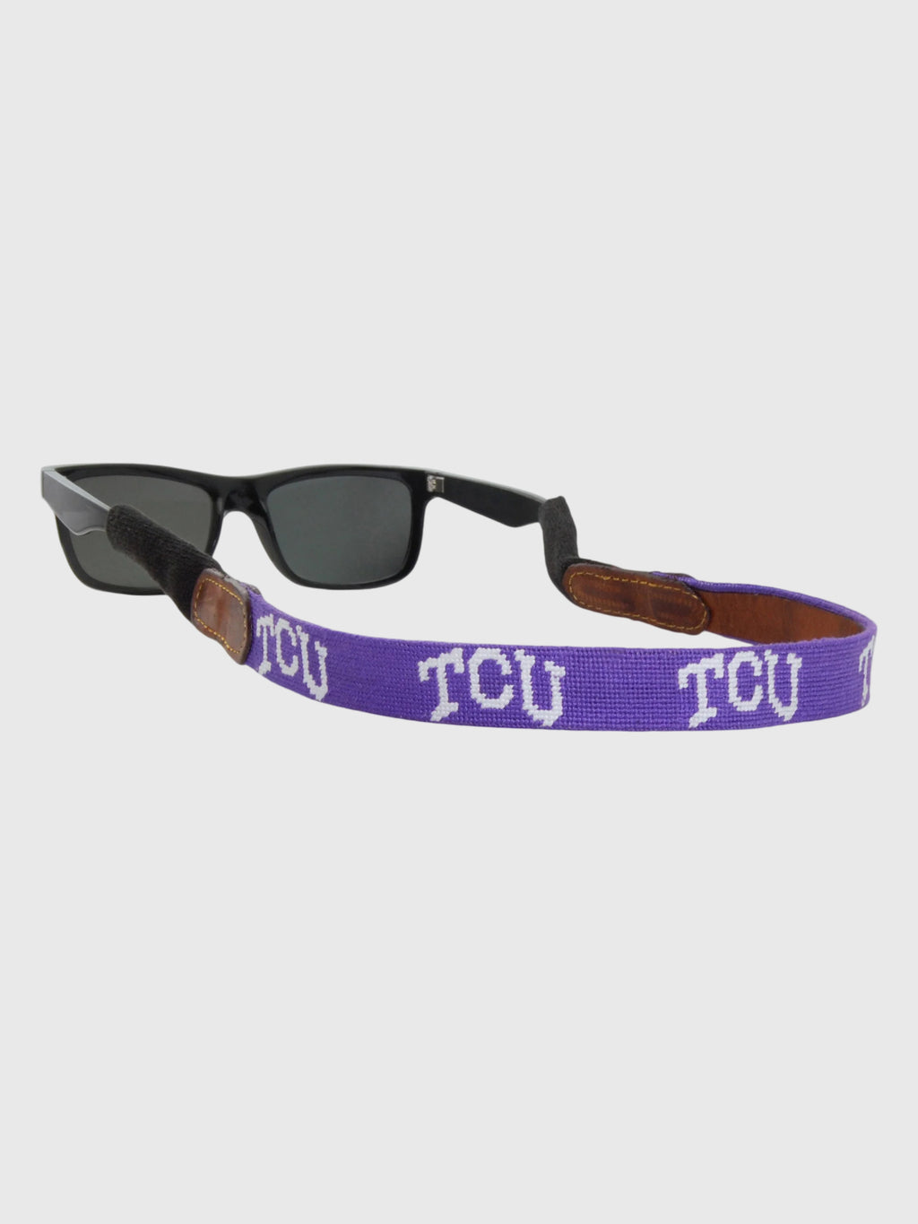 Smathers & Branson Texas Christian University Needlepoint Sunglasses Strap