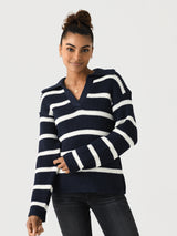 Eche Women's Striped Sweater - Saint Bernard