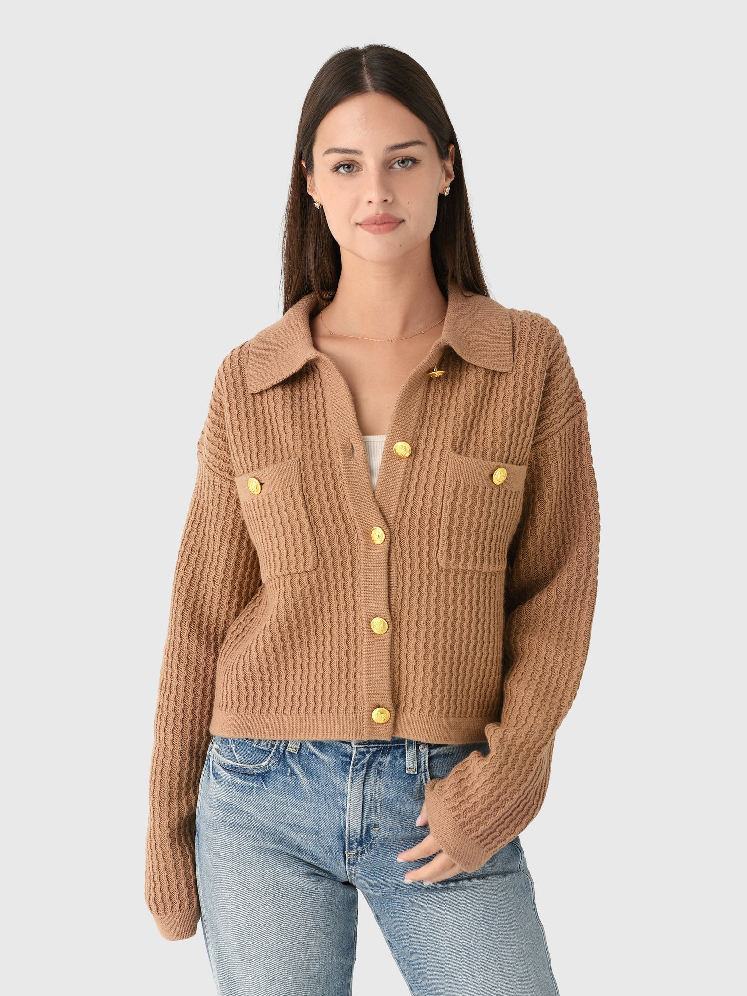 Eche Women's Sweater Jacket - Saint Bernard