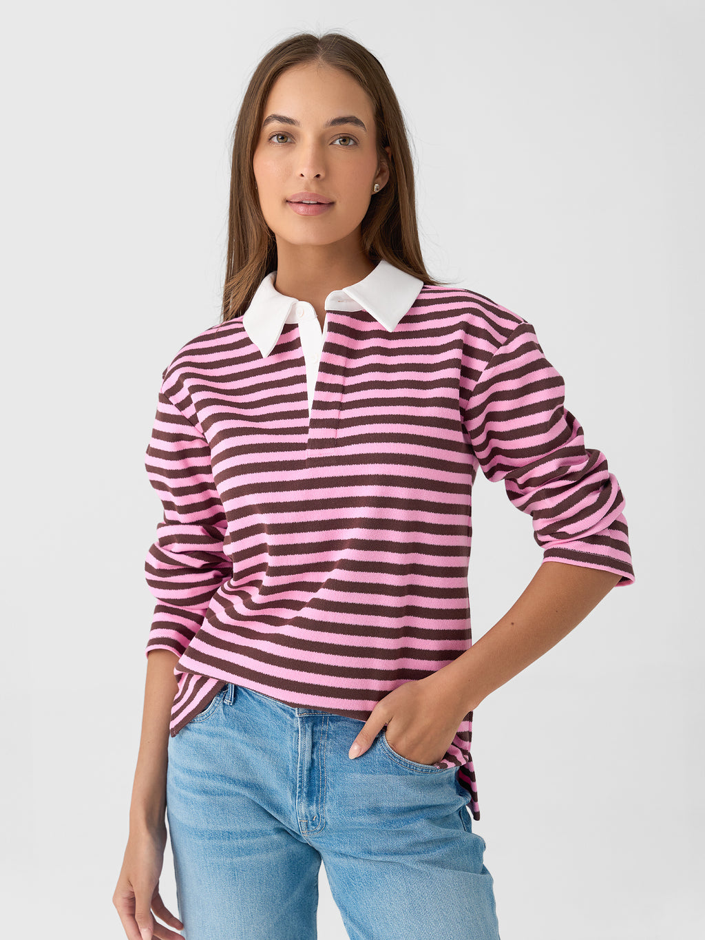 Eche Women's Rugby Polo Shirt - Saint Bernard