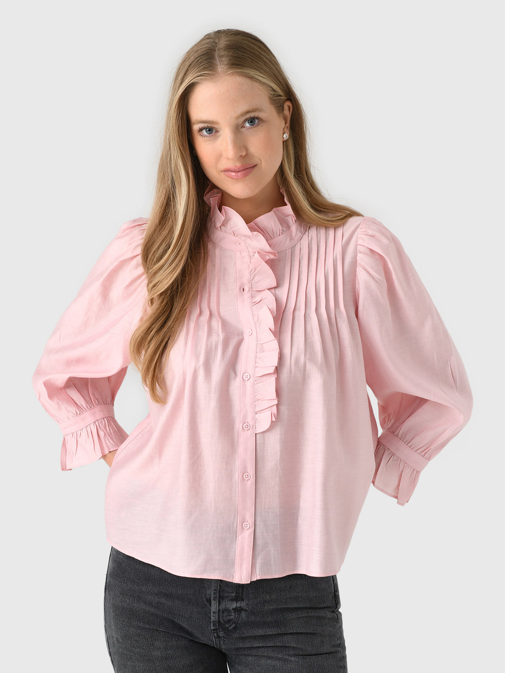 Eche Women's Ruffle Detailed Blouse - Saint Bernard