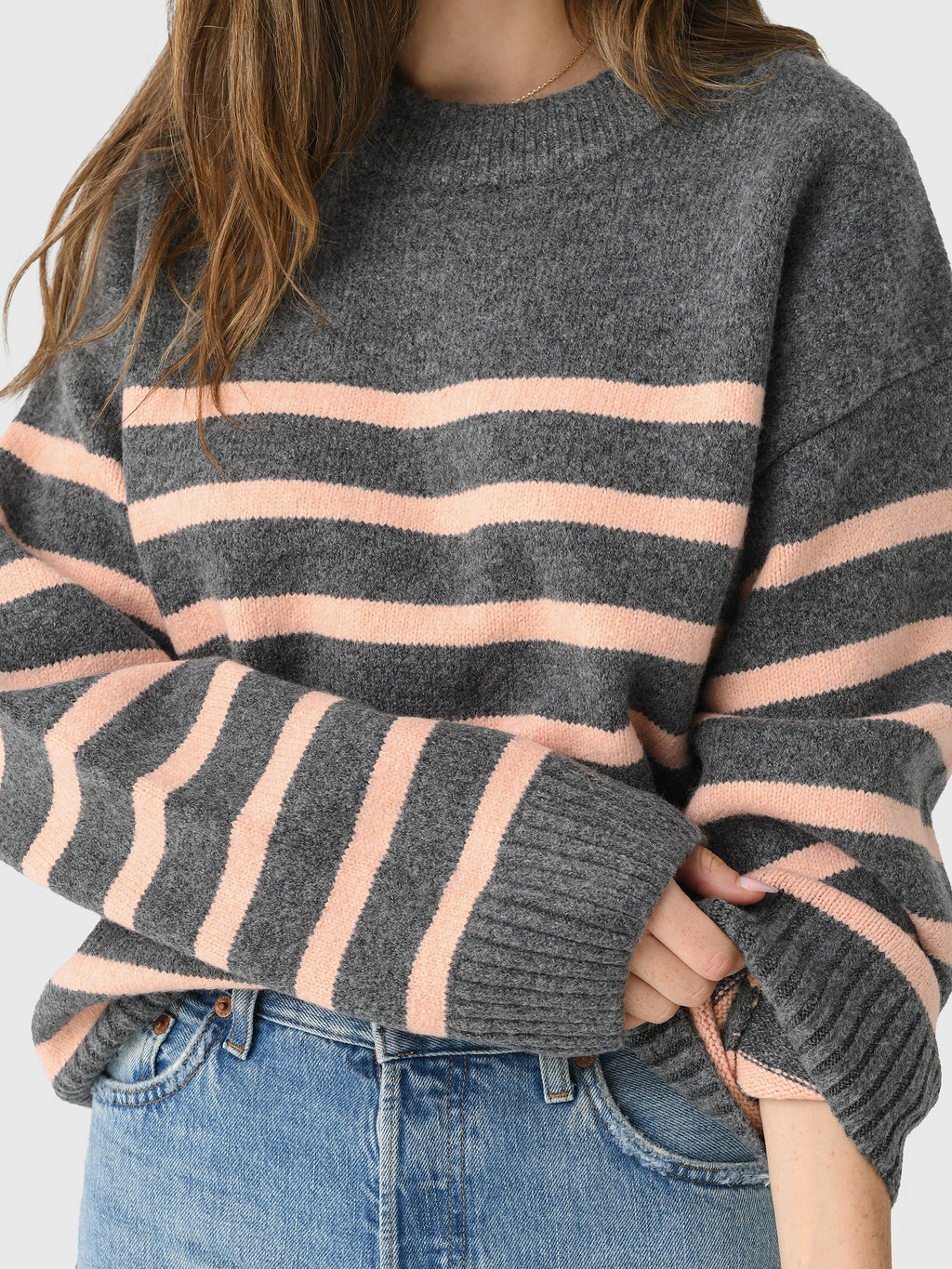Eche Women's Striped Crewneck Sweater - Saint Bernard