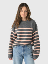 Eche Women's Striped Crewneck Sweater - Saint Bernard
