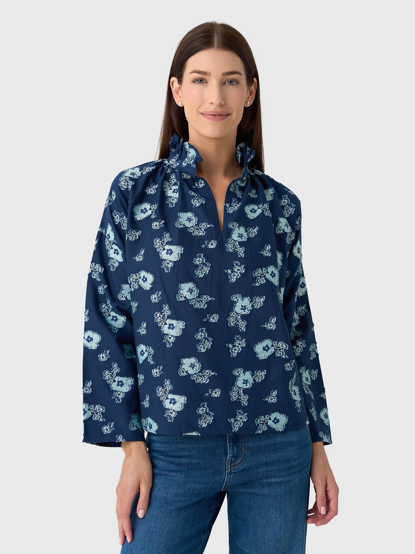 Never A Wallflower Women's Vicki Short Sleeve Top - Saint Bernard