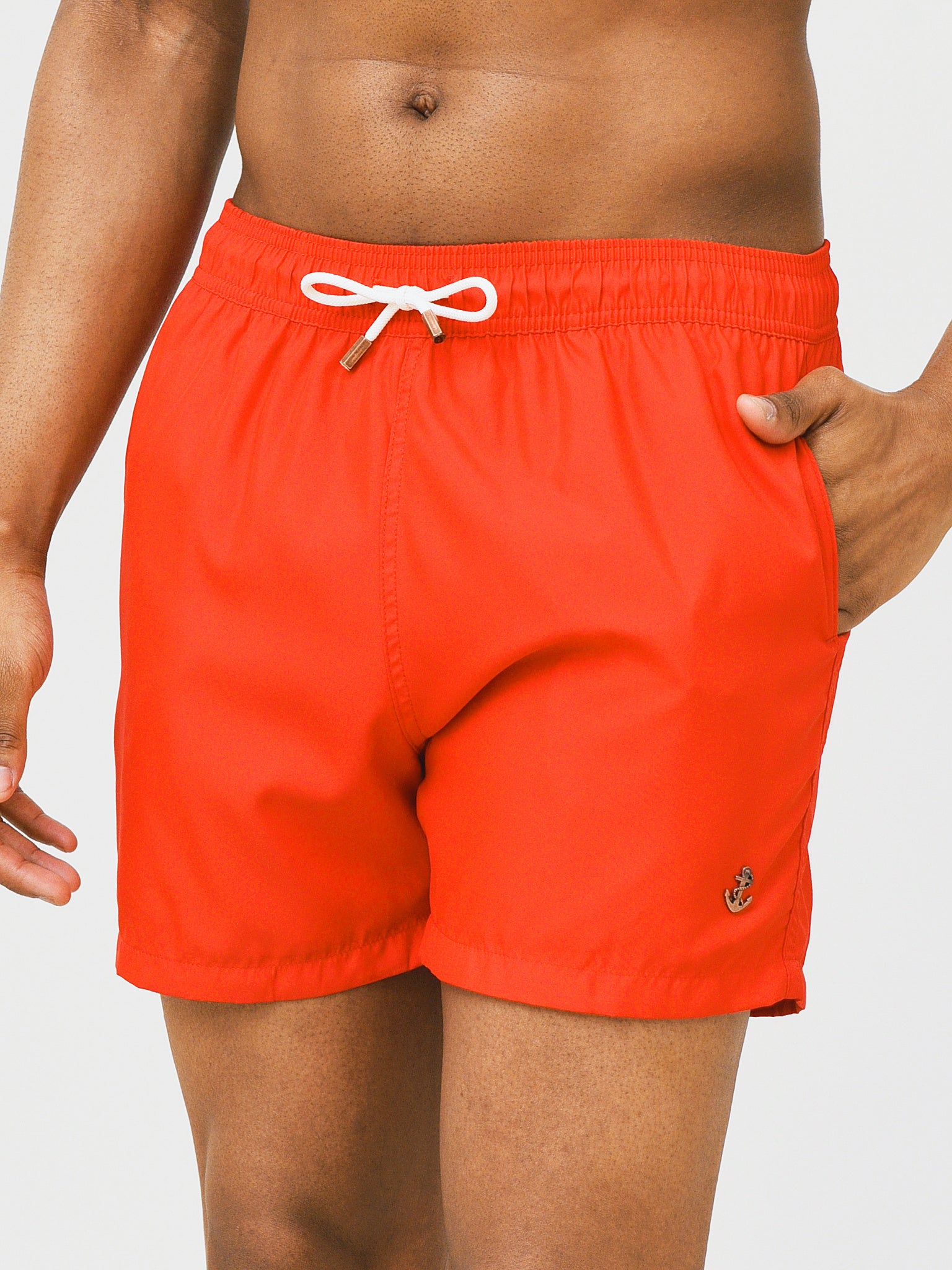 Retromarine Men's Baywatch Red Swim Trunk - Saint Bernard